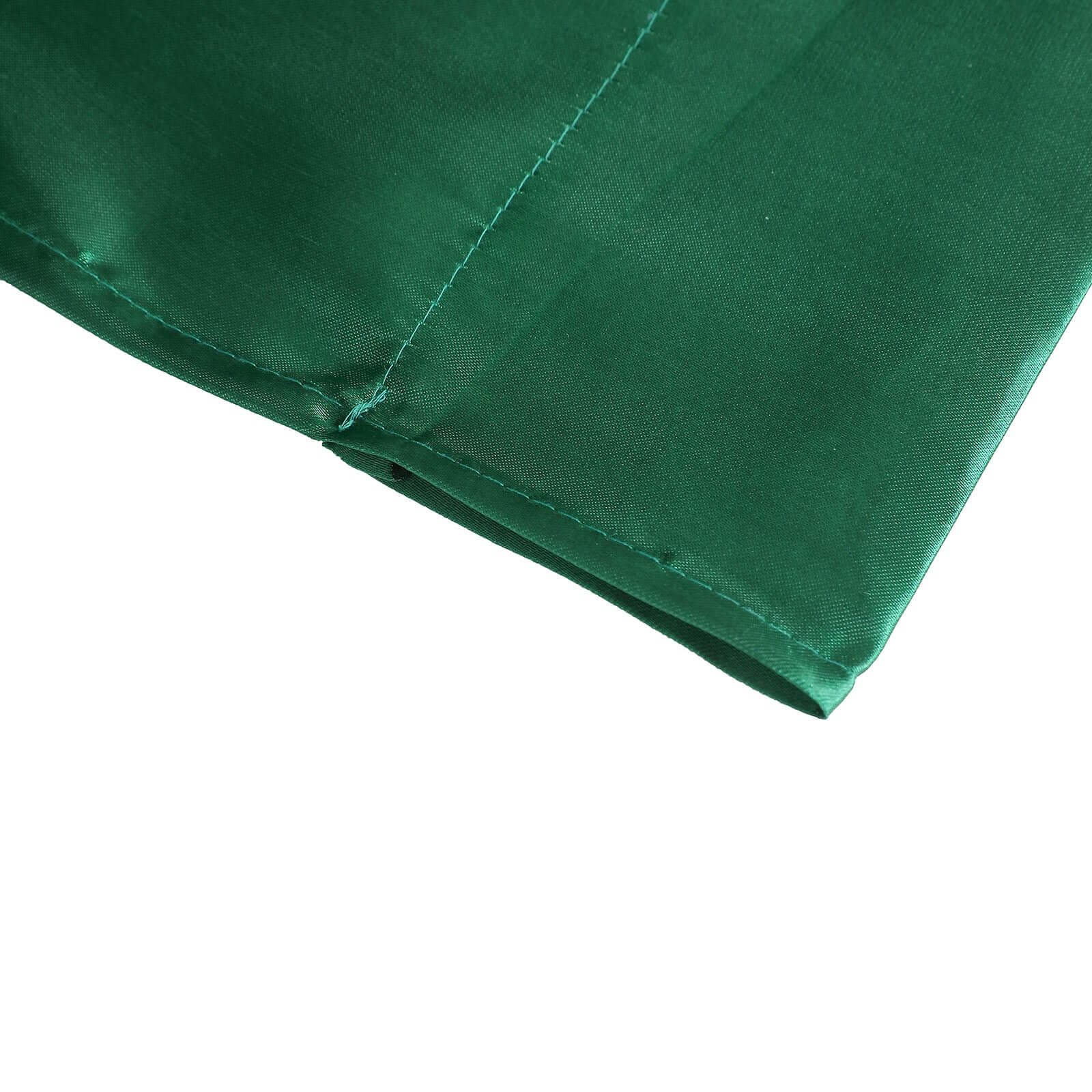 8ftx10ft Hunter Emerald Green Satin Event Curtain Drapes, Backdrop Event Panel