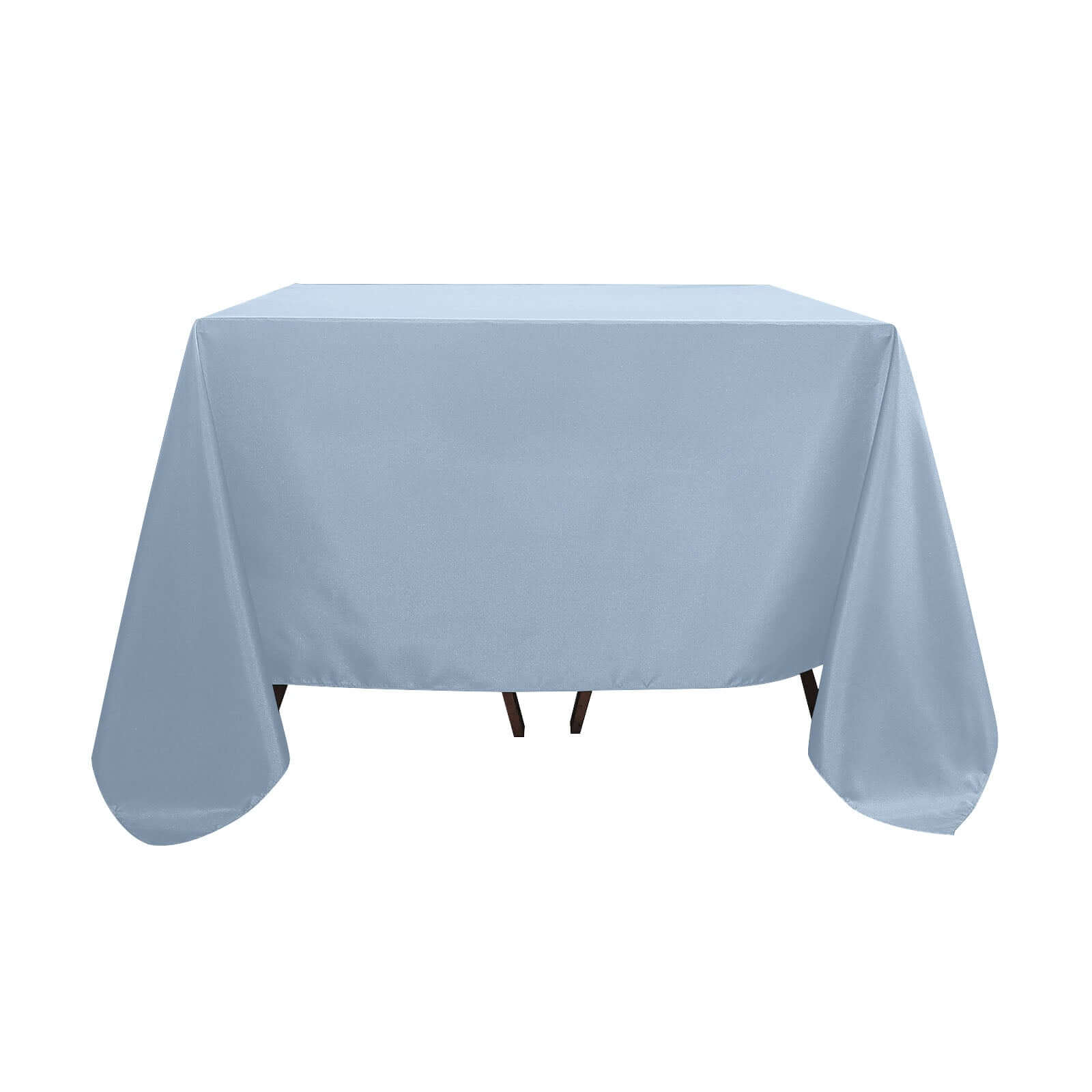 Polyester Square 90x90 Tablecloth Dusty Blue - Wrinkle-Resistant & Durable Table Cover