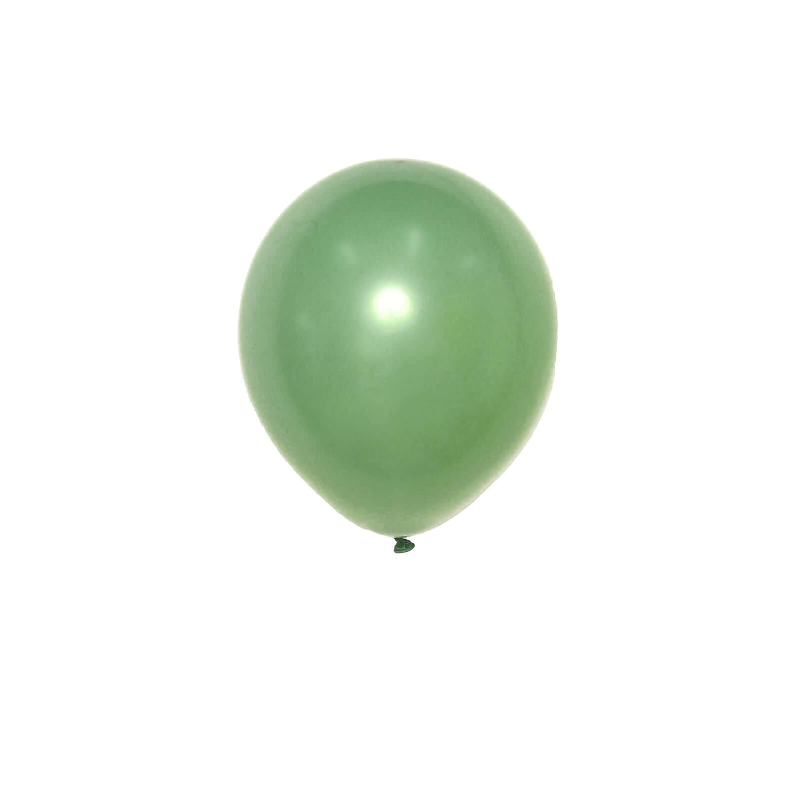 25 Pack 12 Matte Pastel Dusty Sage Green Helium Air Latex Party Balloons