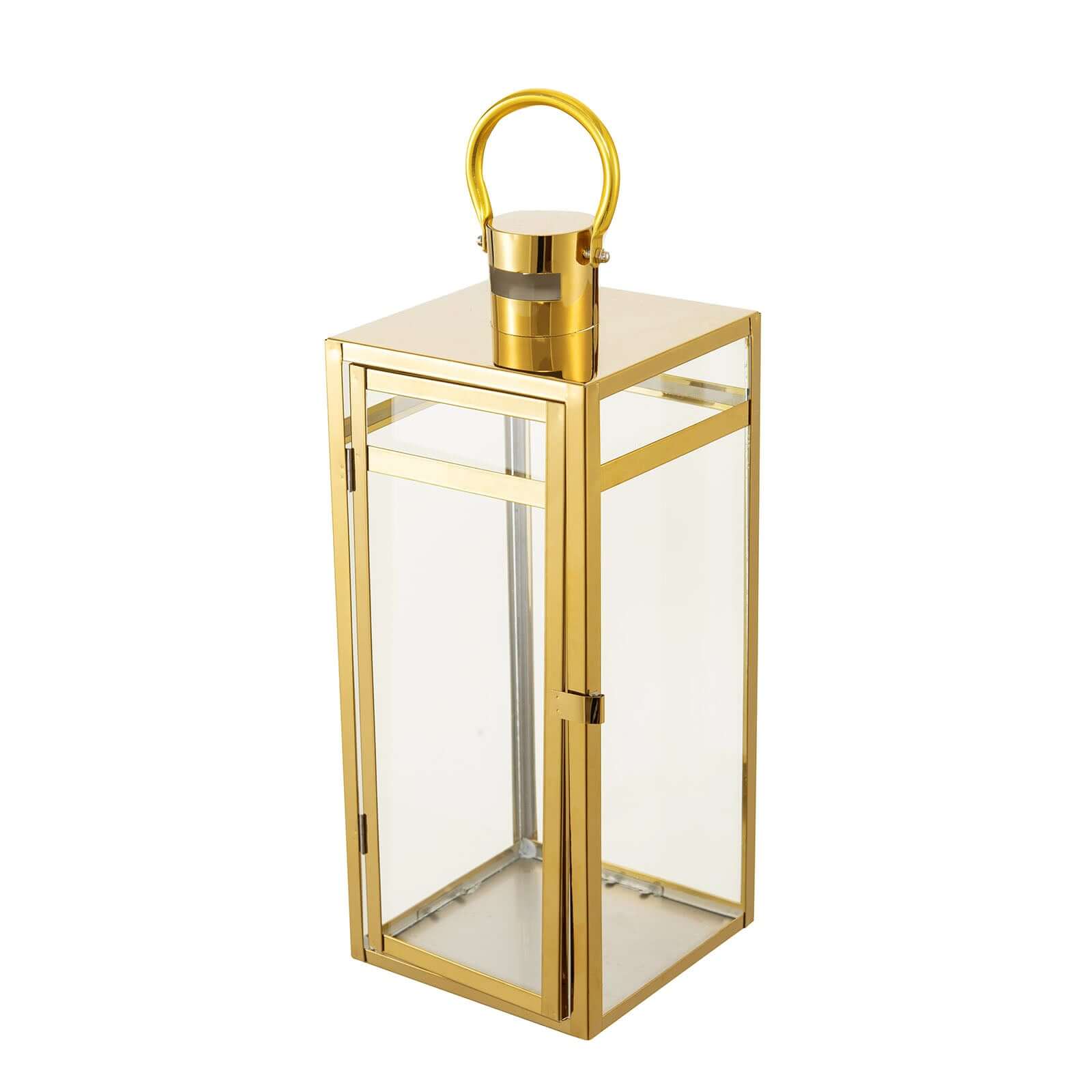 Stainless Steel Candle Lantern Vintage Top Design Gold - Outdoor Metal Patio Lantern Centerpiece 17