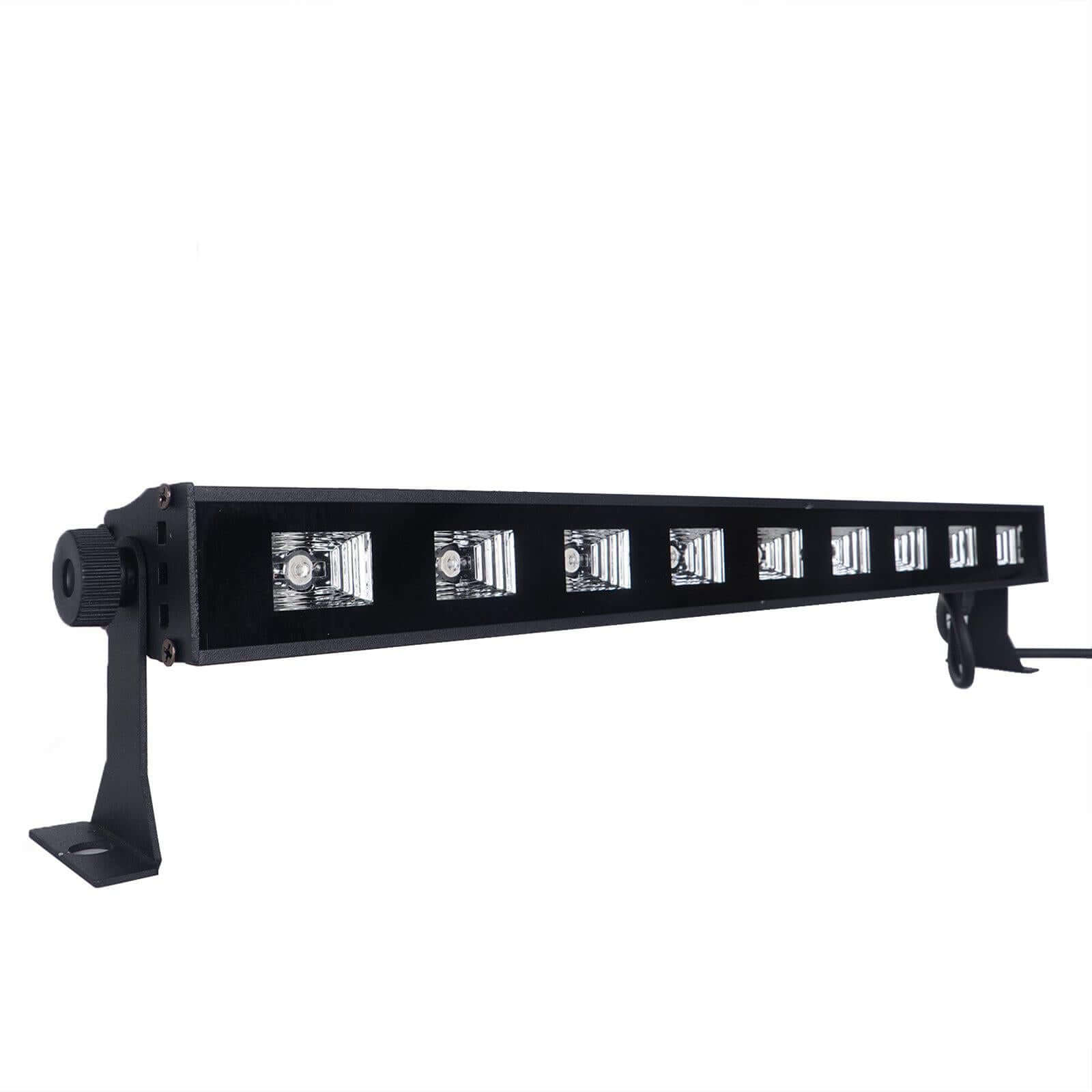 27W 9 LED White UV Stage Floor Wall Light Bar, Outdoor Indoor Uplight