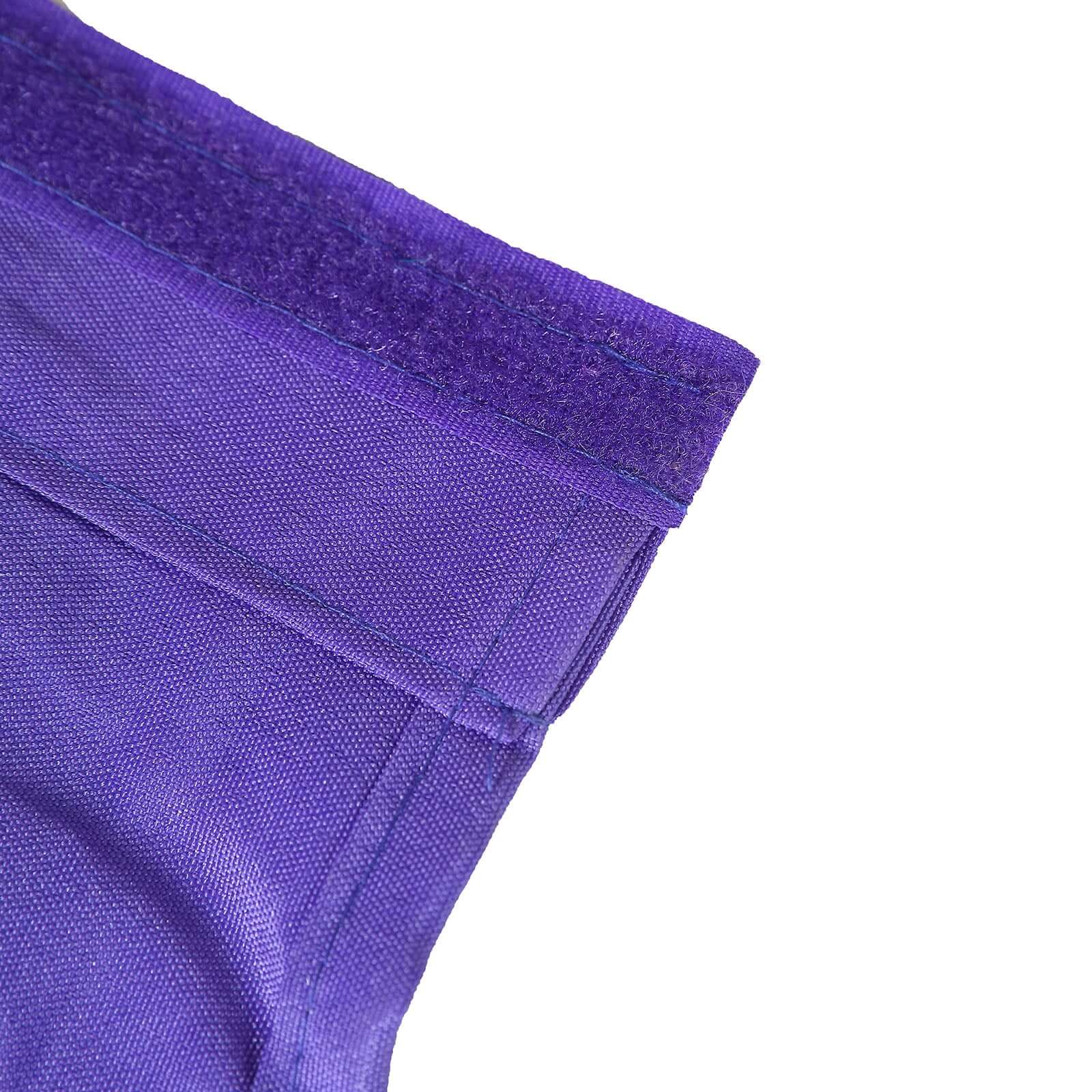 Polyester 21ft Table Skirt Purple - Classic Pleated Design