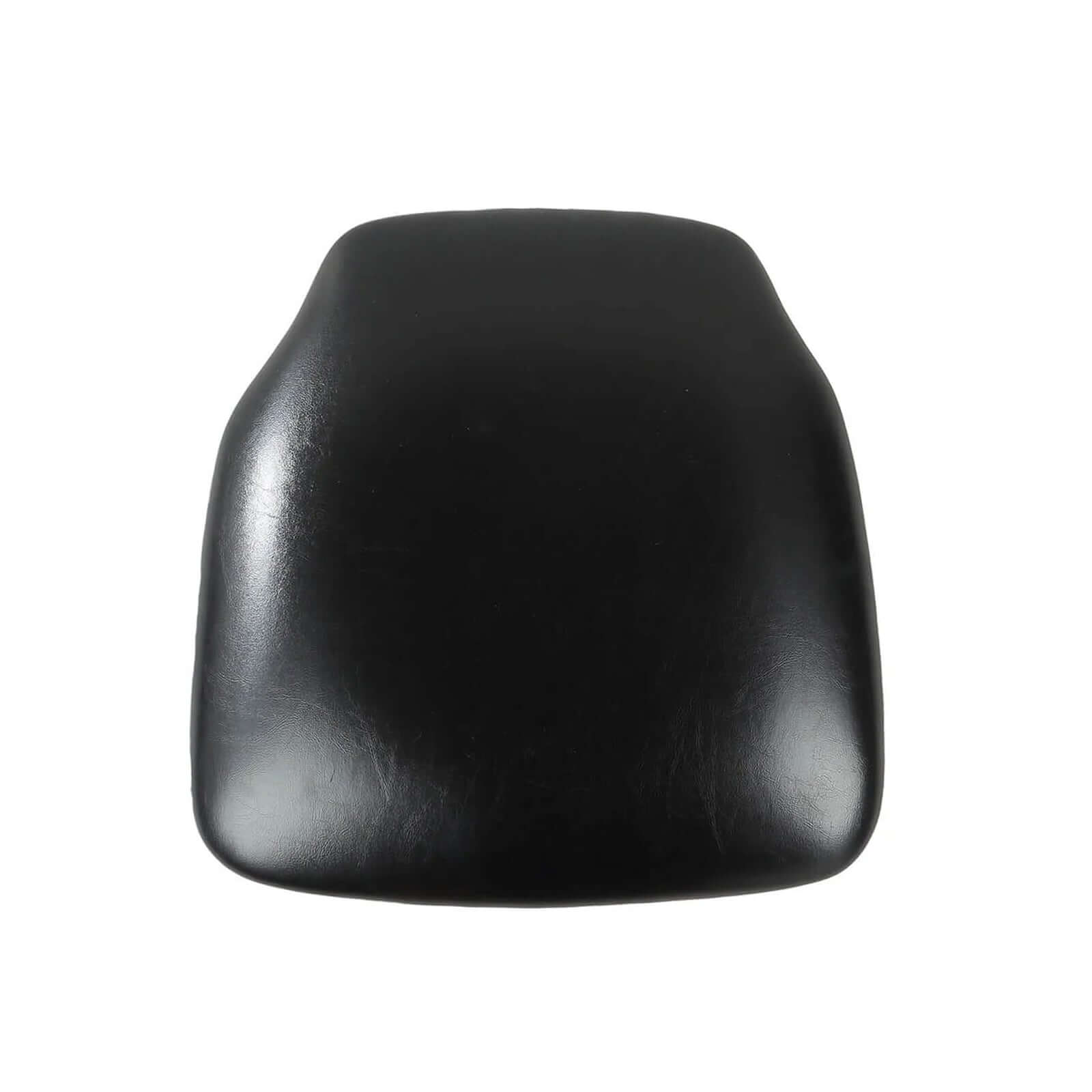 5 Pack PU Leather 1.5 Thick Seat Pads with Wood Backing for Chiavari Chairs Black - Memory Foam Tie-Less Non-Slip Design 16