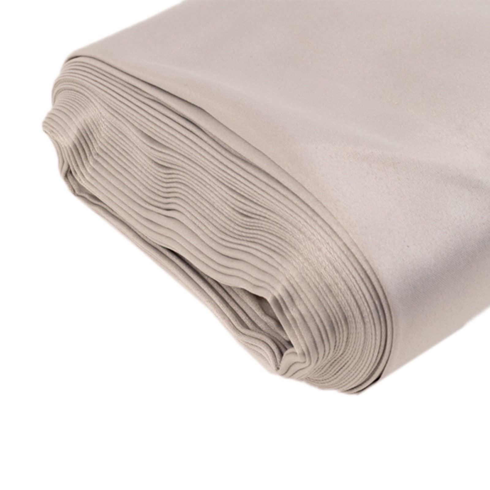 54x10 Yards Silver Lamour Satin Fabric Bolt, Heavy Matte Satin Fabric By The Yard