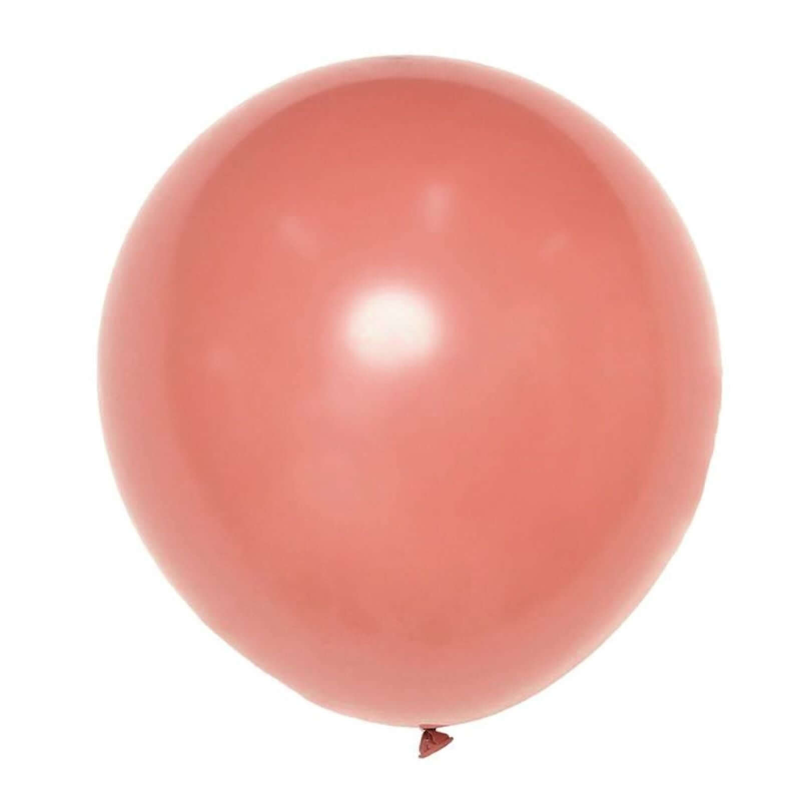 25 Pack 12 Matte Pastel Dusty Rose Helium Air Latex Party Balloons