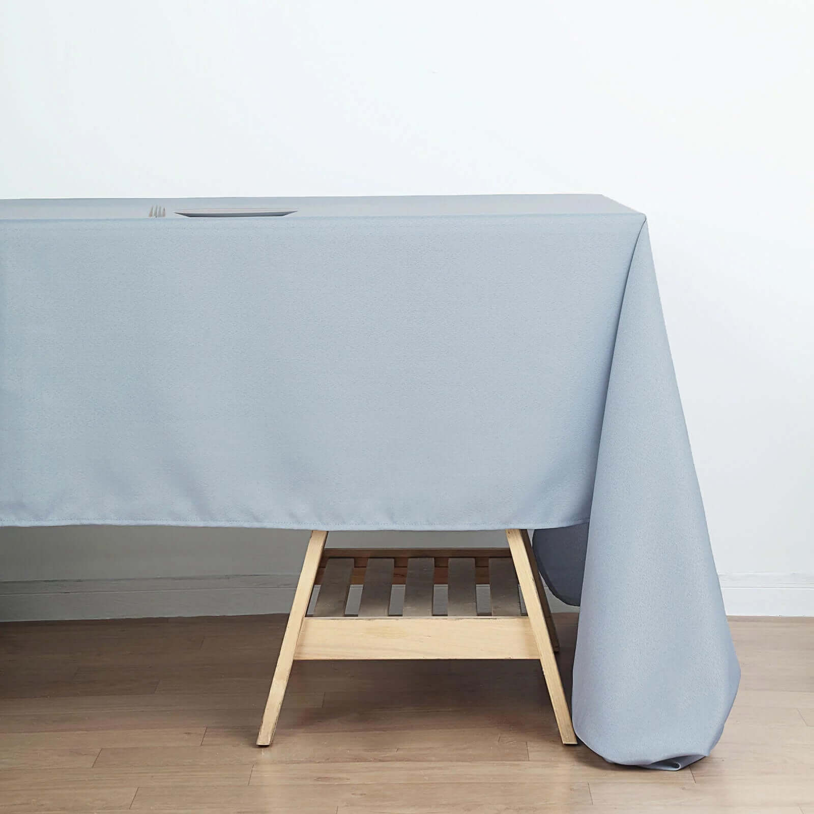 Polyester 60x126 Rectangle Tablecloth Dusty Blue - Wrinkle-Resistant Table Cover