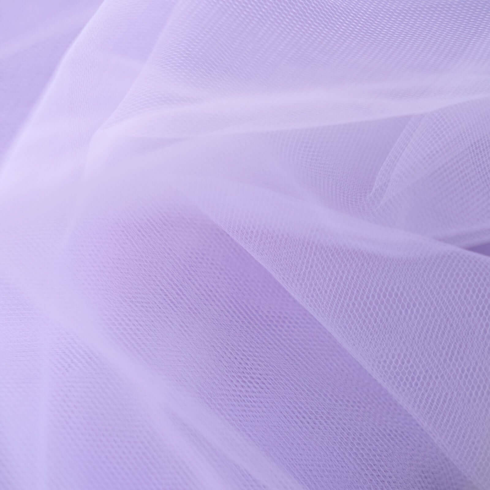 54x40 Yards Lavender Lilac Tulle Fabric Bolt, DIY Crafts Sheer Fabric Roll