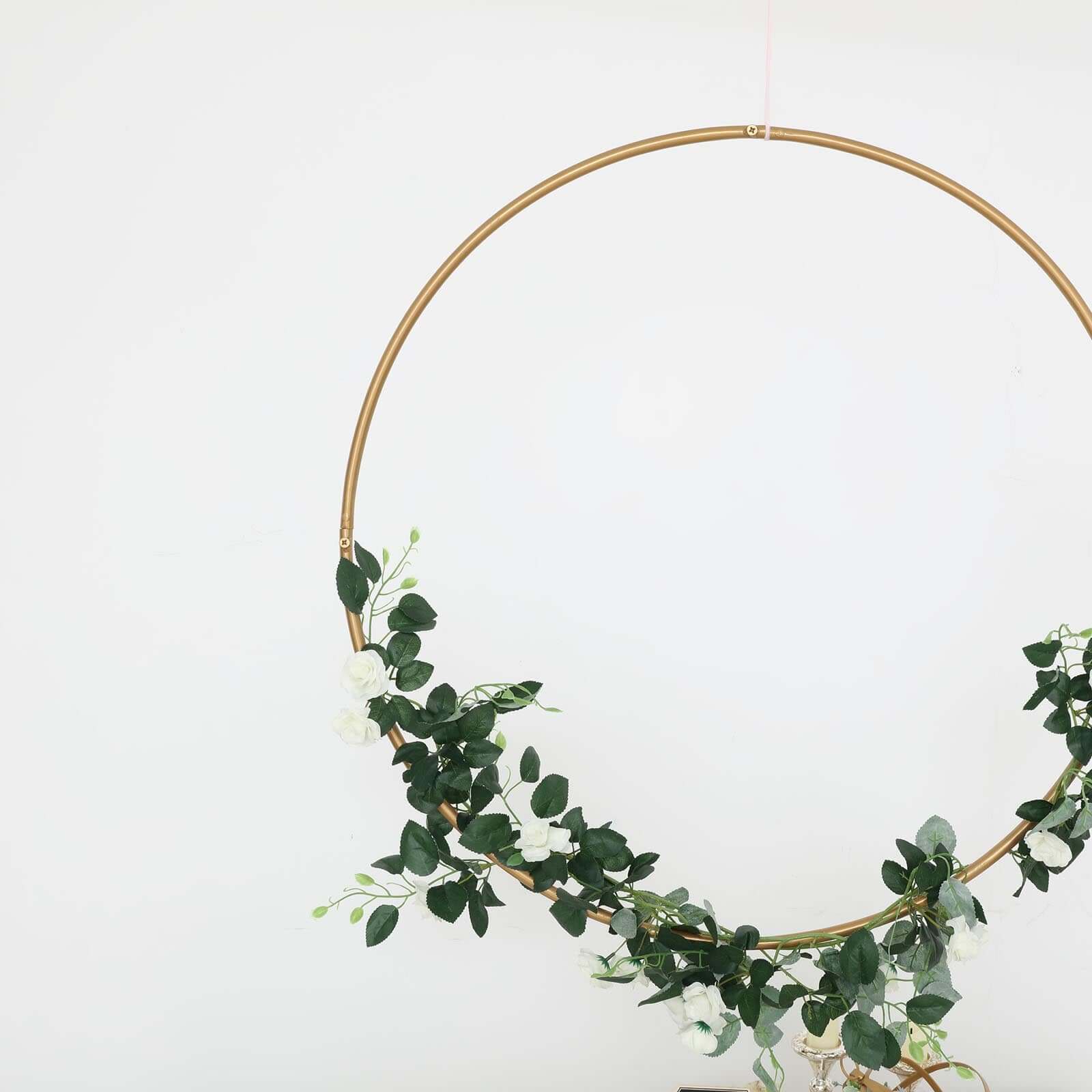 32 Gold Heavy Duty Metal Hoop Wreath, Floral Hoop