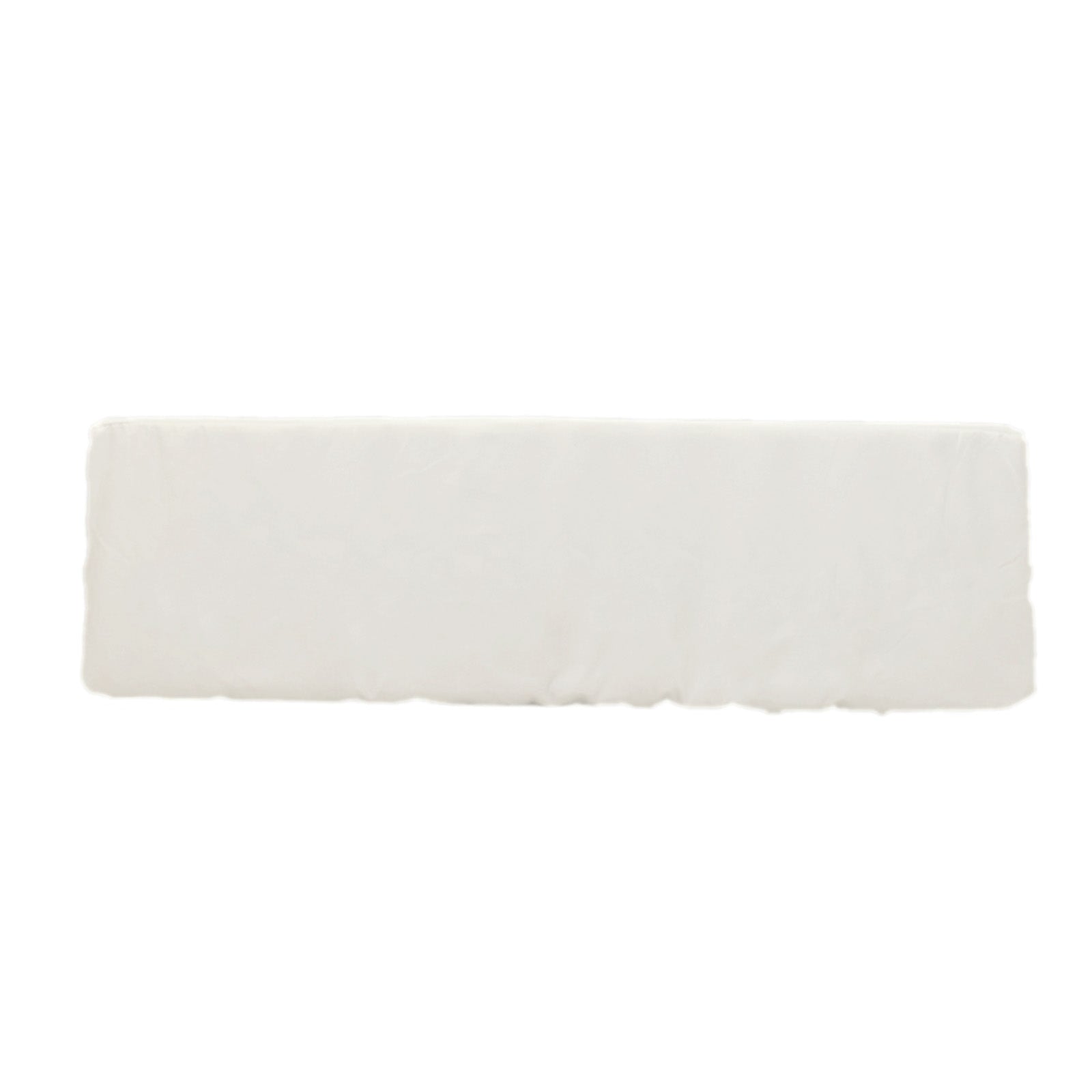 Fire Retardant Premium Polyester 8ft Rectangular Tablecloth Ivory Fitted High-Performance Table Cover