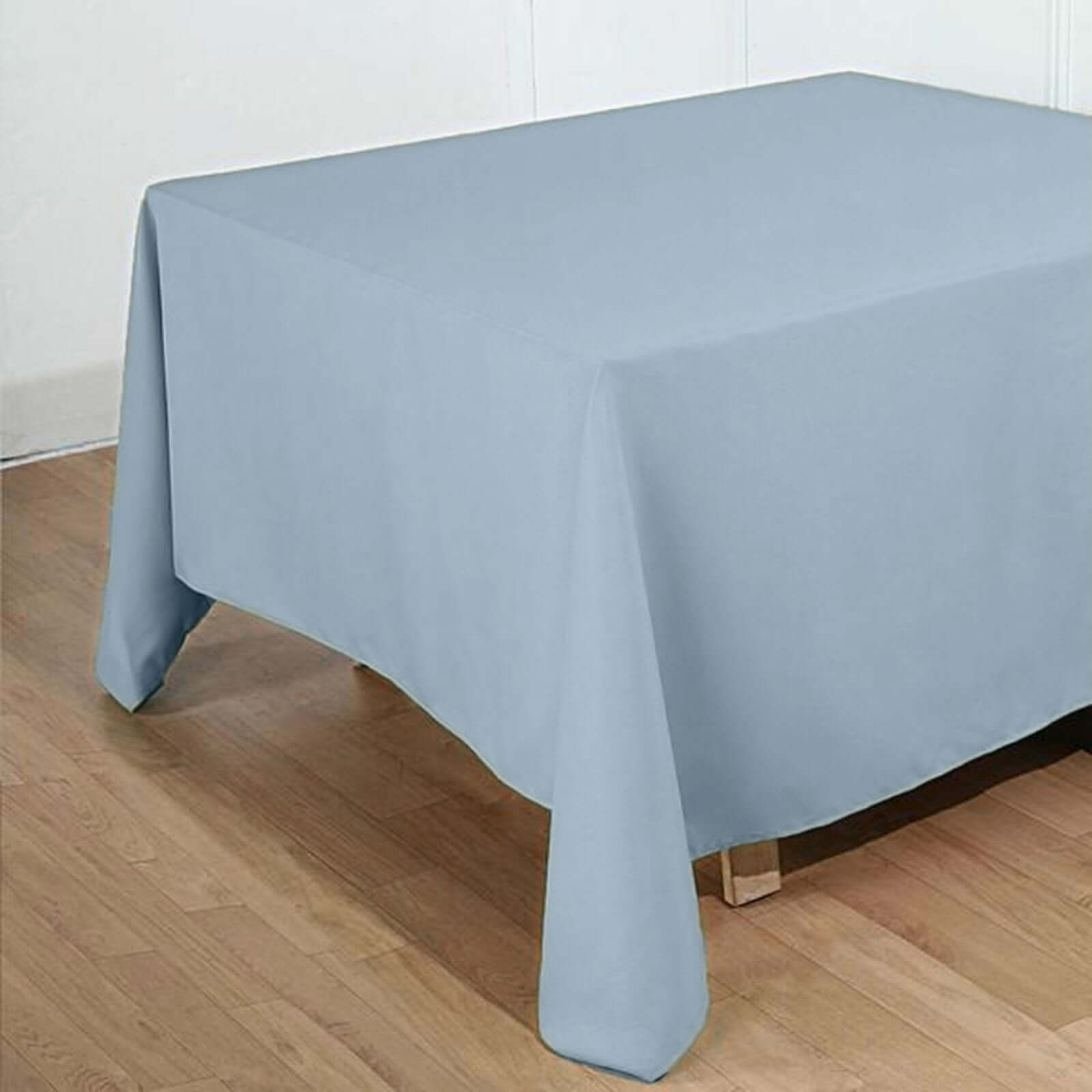 Polyester Square 90x90 Tablecloth Dusty Blue - Wrinkle-Resistant & Durable Table Cover