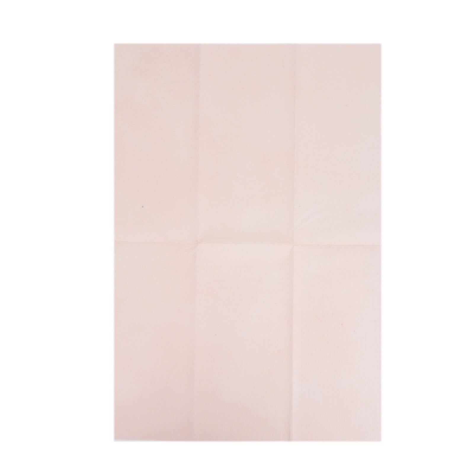 20-Pack Paper Linen-Like Napkins Blush - Disposable Hygienic Airlaid Guest Towels 8.5x4