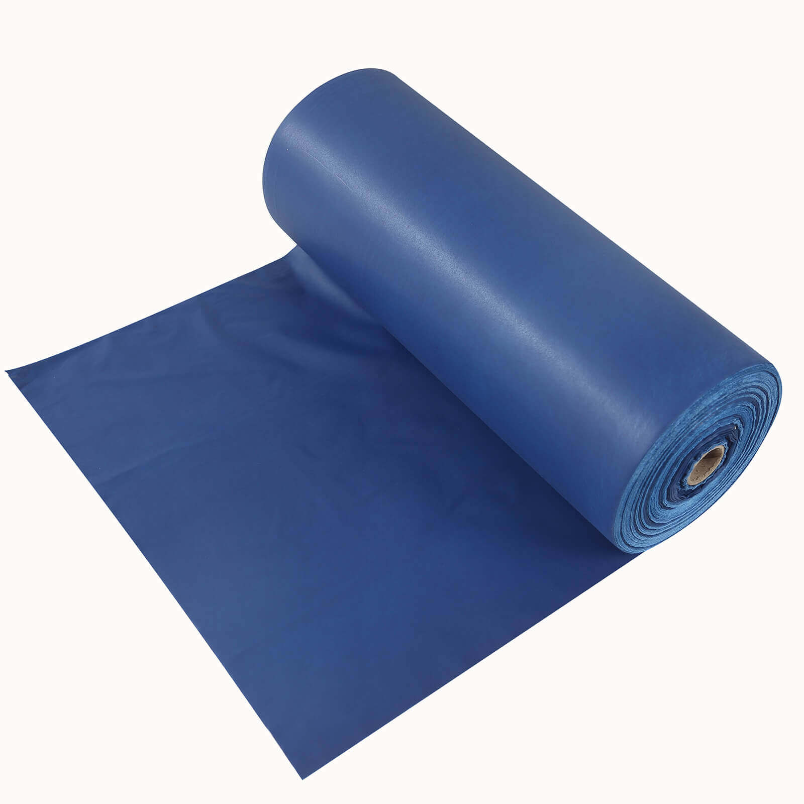 Plastic Table Cover Roll Navy Blue with Slide Cutter - Customizable Disposable Tablecloth Roll 54x300ft