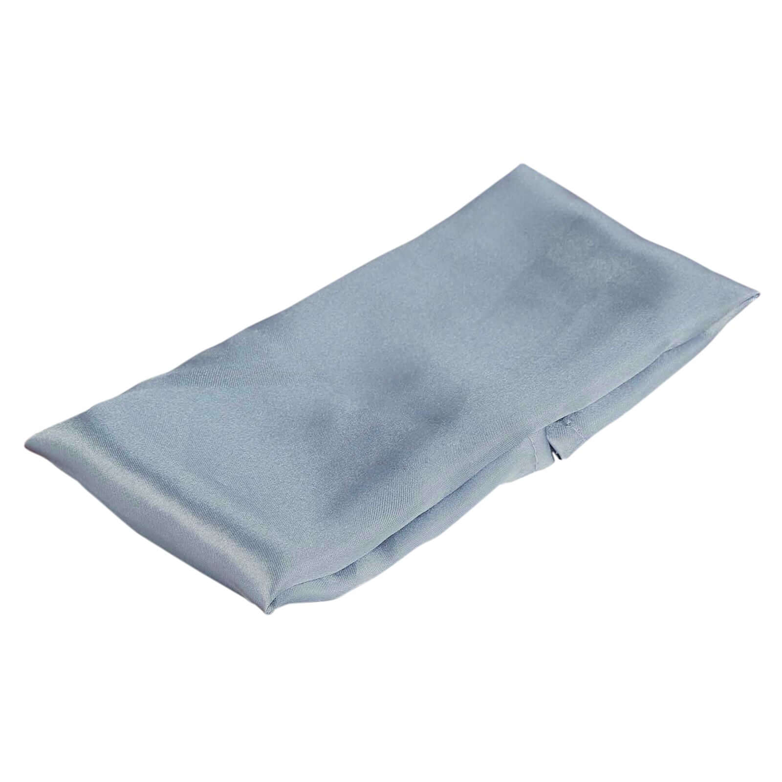 5 Pack Satin 20x20 Napkins Dusty Blue - Luxurious Shine & Smooth Dinner Napkins