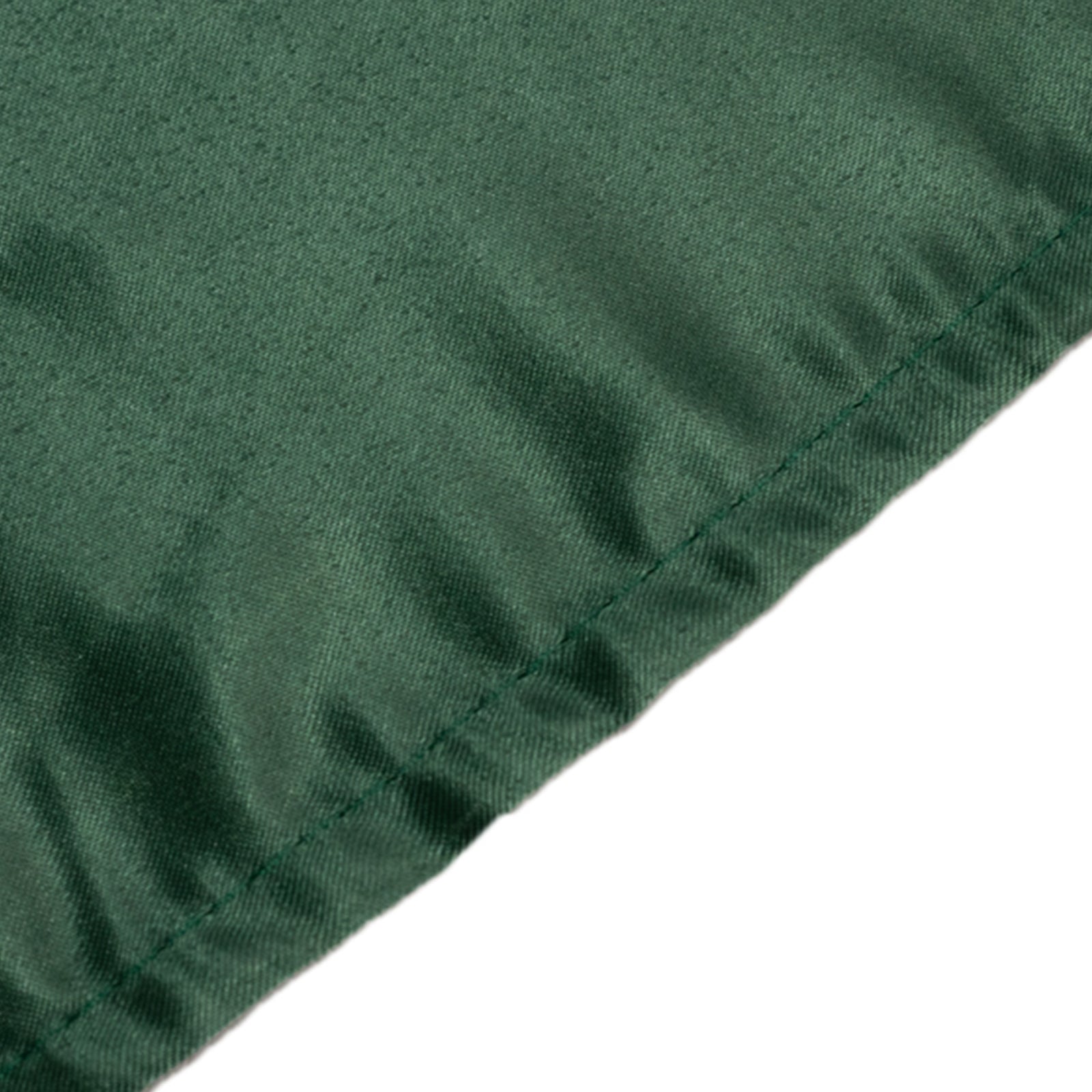 Lamour Satin 60x102 Rectangle Tablecloth Hunter Emerald Green - Durable & Silky Soft Feel Table