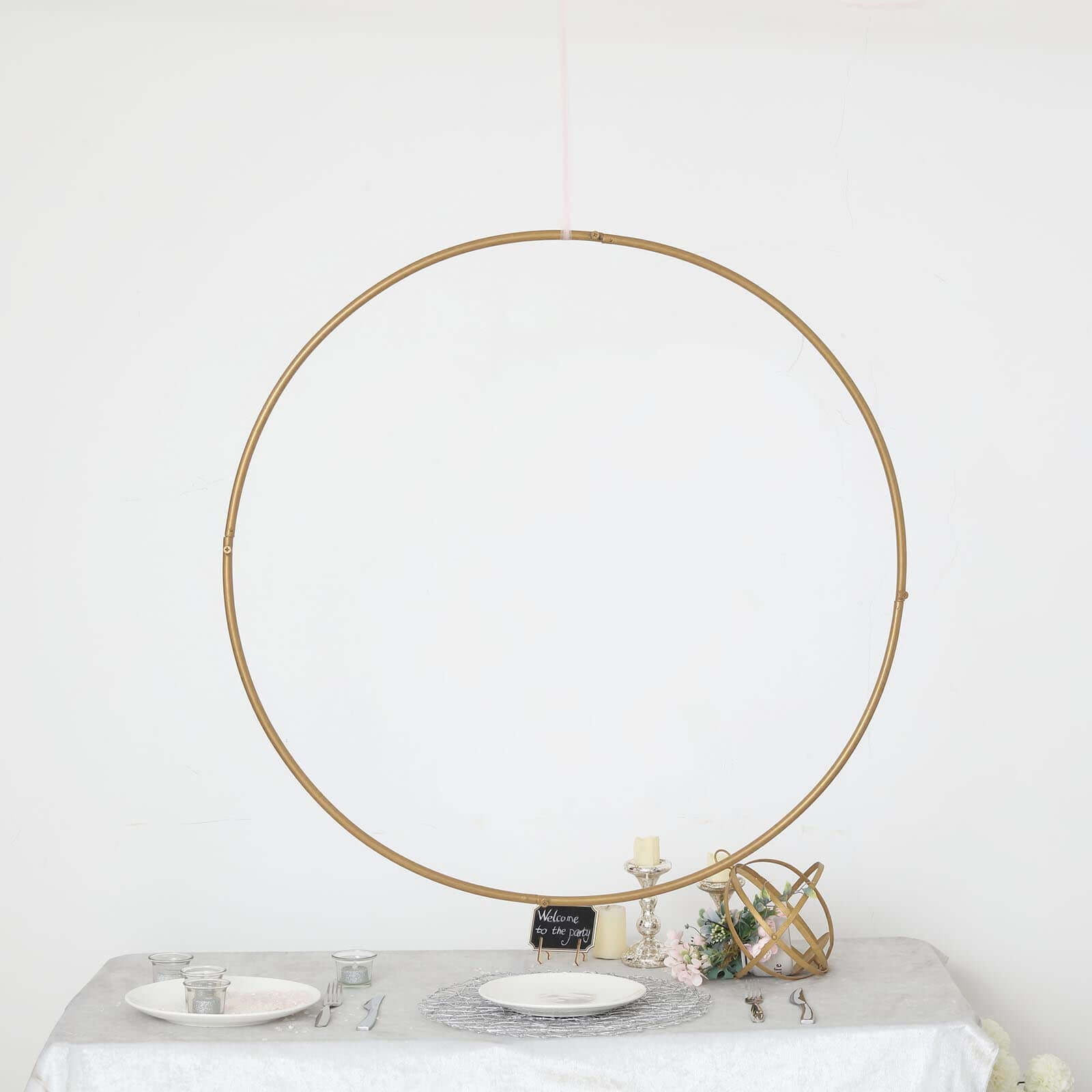 36 Gold Heavy Duty Metal Hoop Wreath, Floral Hoop