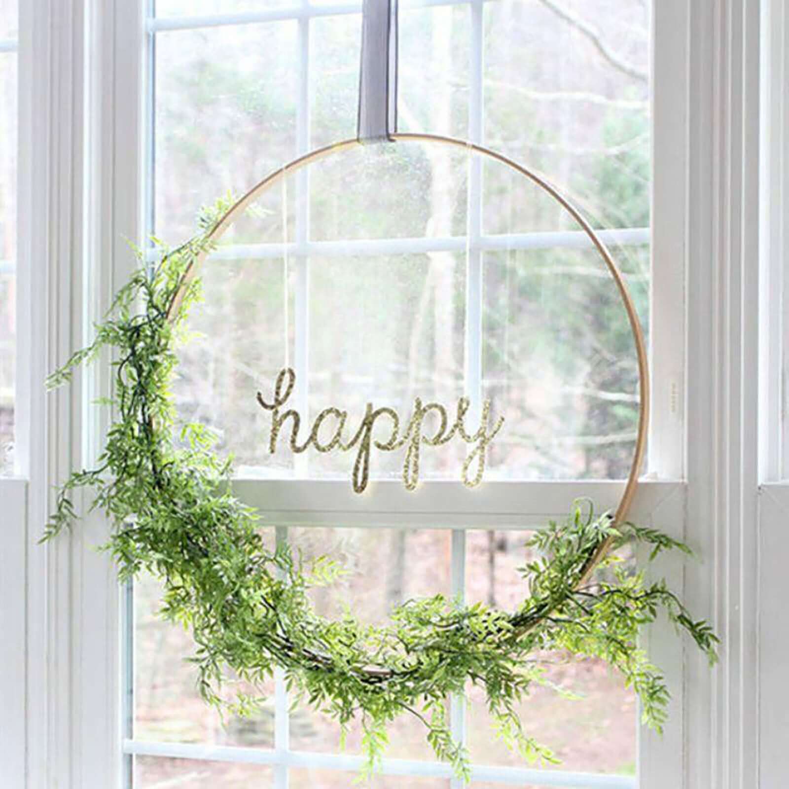 32 Gold Heavy Duty Metal Hoop Wreath, Floral Hoop