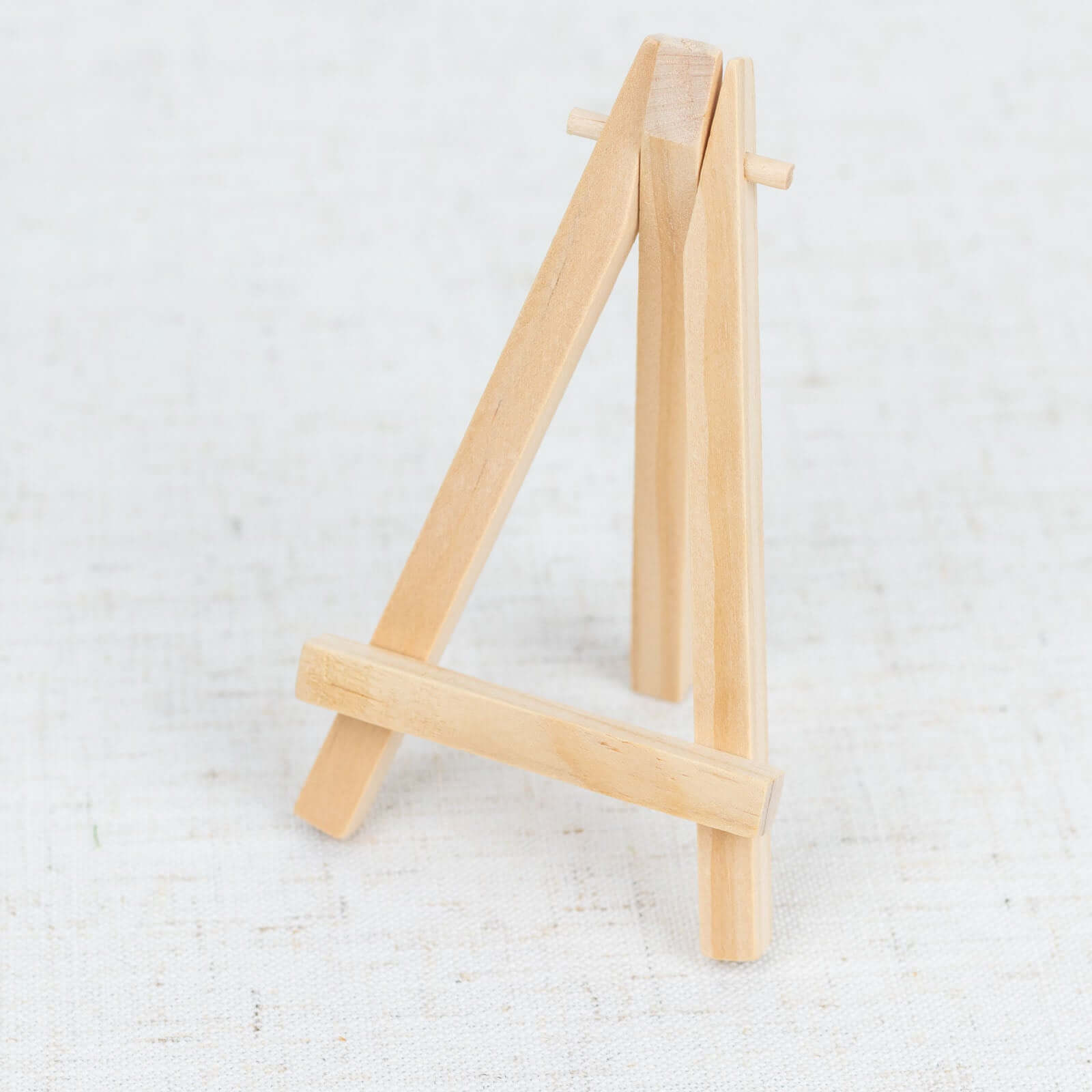 10-Pack Wooden Display Easel Stands DIY Mini Design Natural - Rustic Place Card Table Number Holders 5