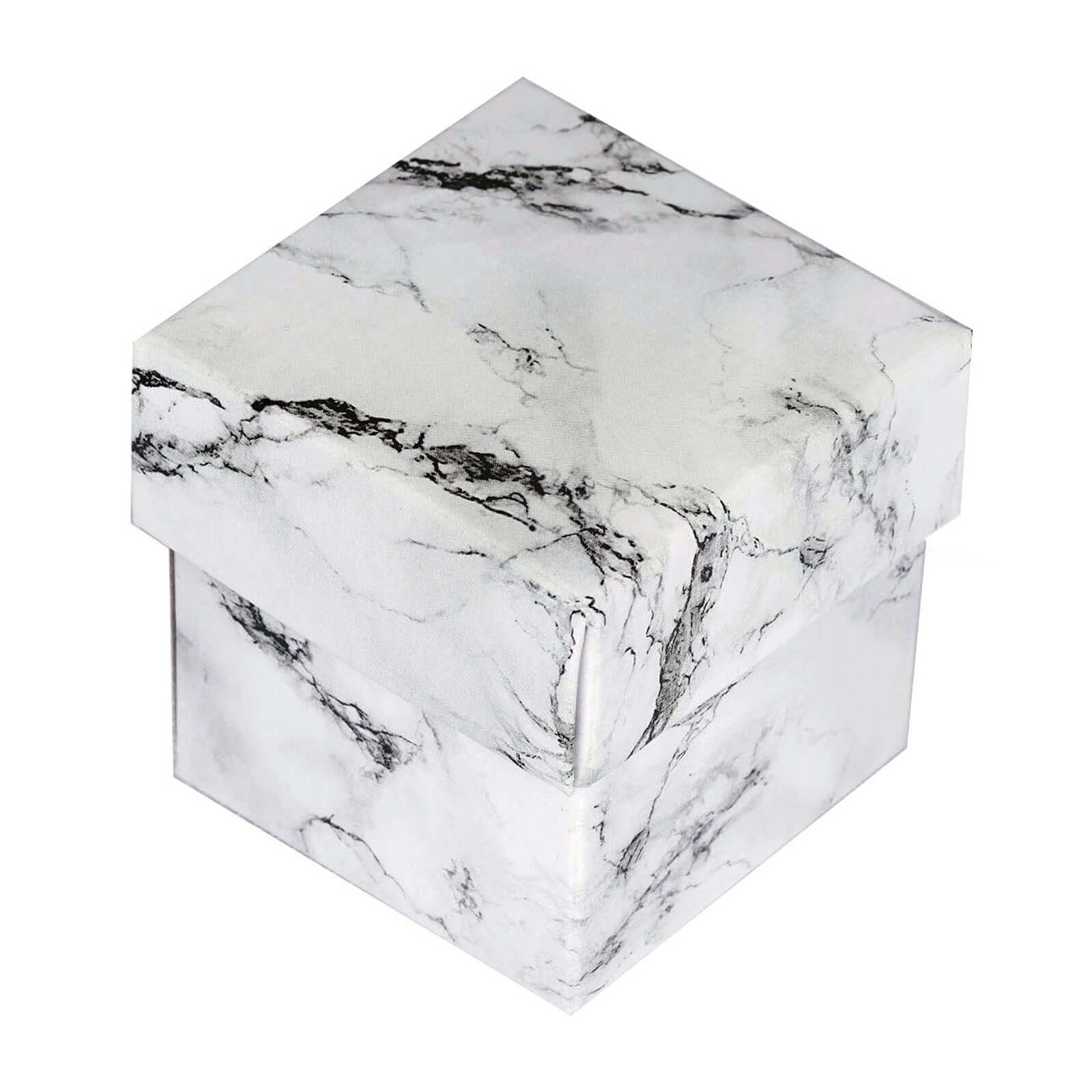 50 Pack 2 Marble Print Party Favor Candy Gift Boxes With Lid - Clearance SALE