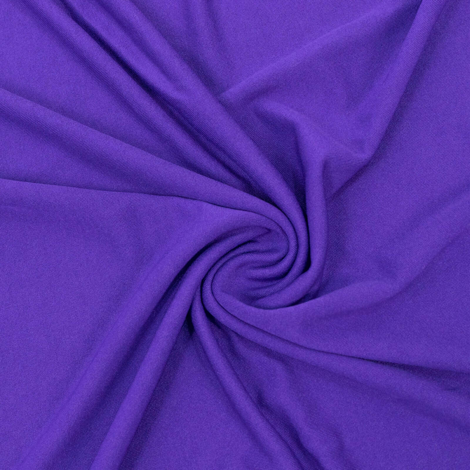 Set of 4 Matte Purple Spandex Half Moon Chiara Backdrop Stand Covers, Custom Fitted Wedding Arch Covers - 2.5ft,5ft,6ft,7ft