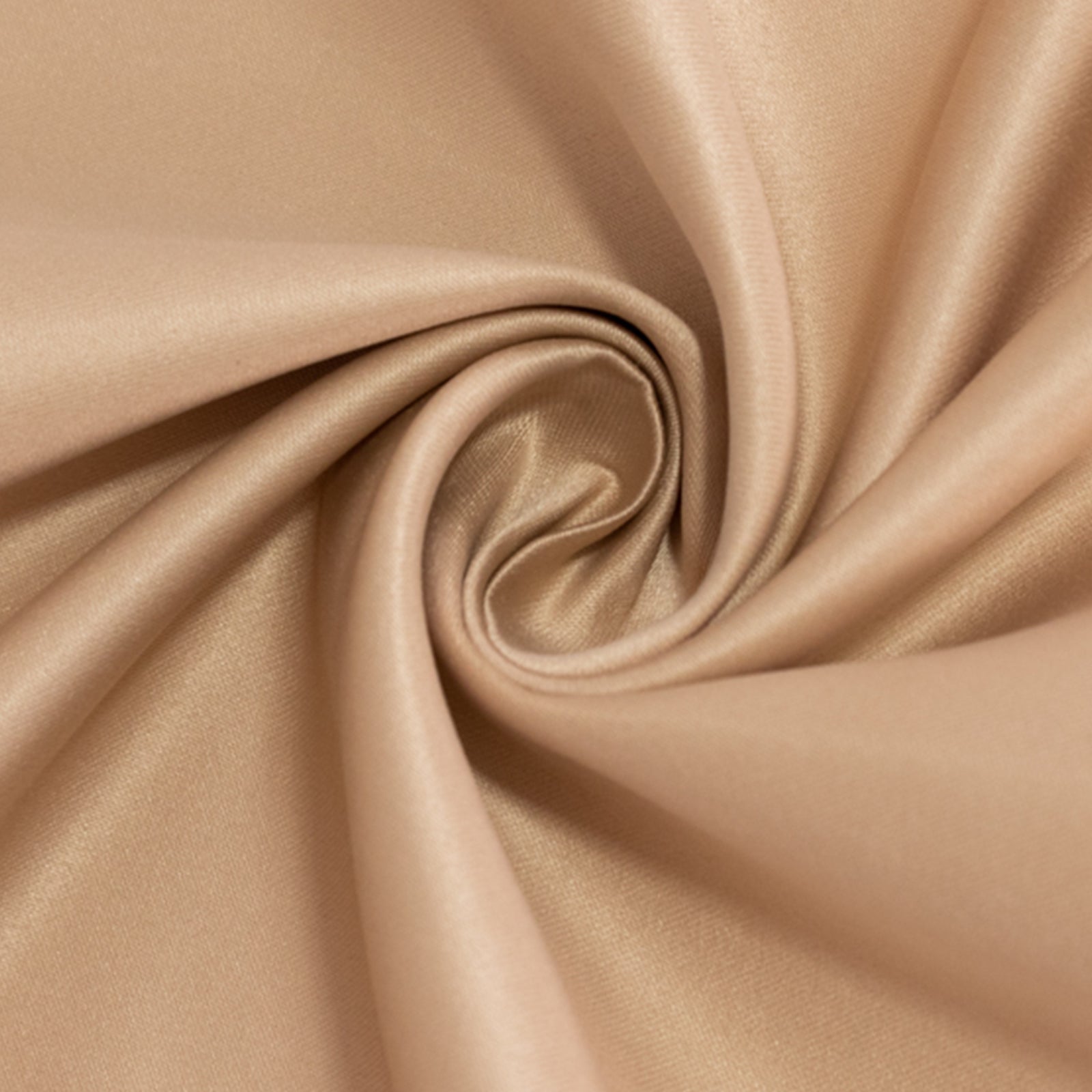 Lamour Satin 54x54 Table Overlay Square Tablecloth Nude - Durable & Silk-Like Table Cover