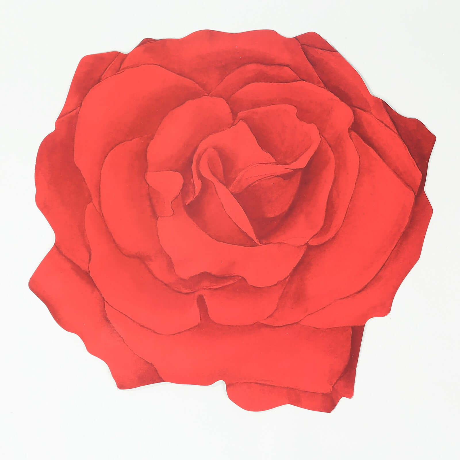 10-Pack Disposable Table Placemats with Red Rose Flower Design - 400GSM Floral Cardboard Placemats for Romantic Themes & Garden Parties 14