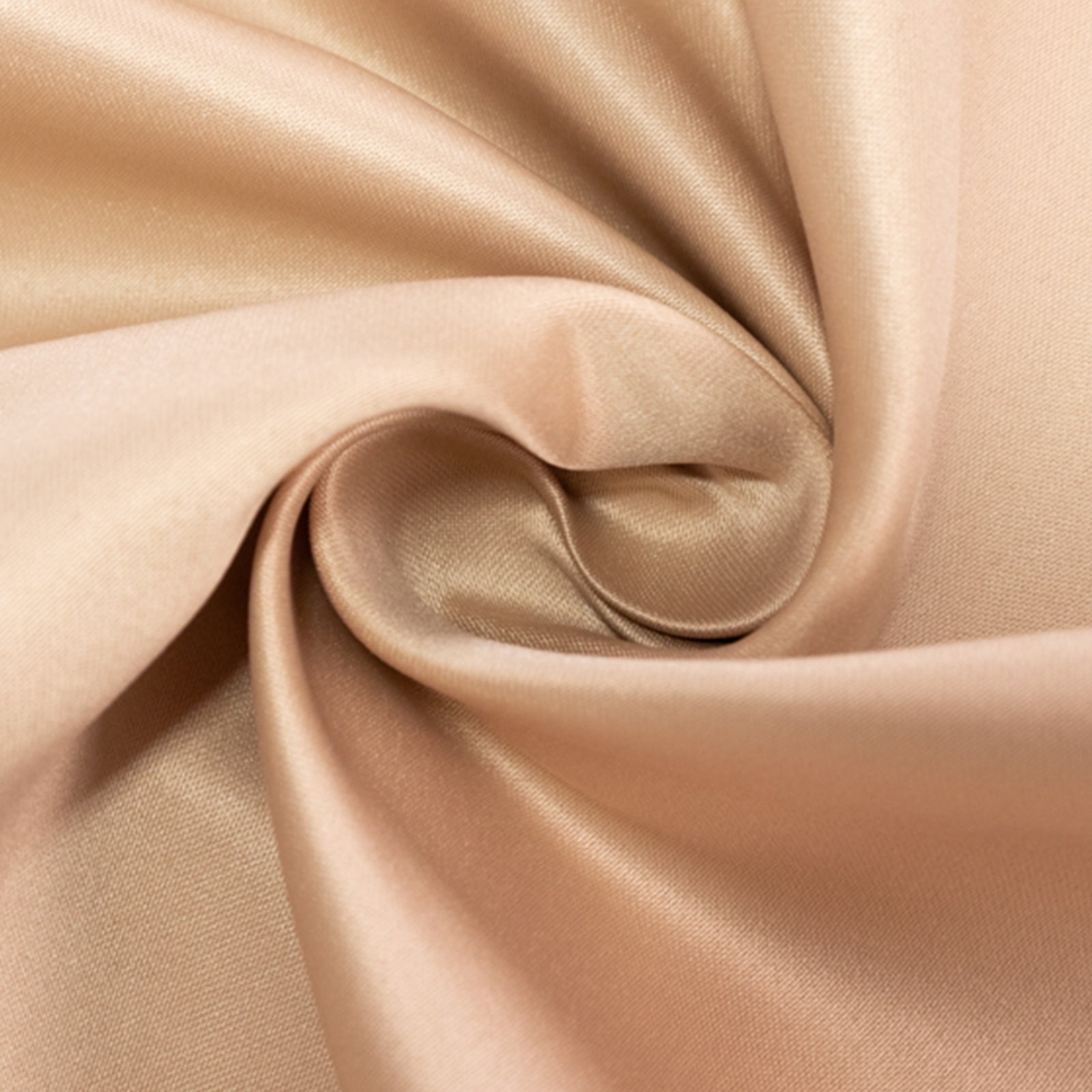 Lamour Satin 60x126 Rectangle Tablecloth Nude - Soft & Silk-Like Table Cover