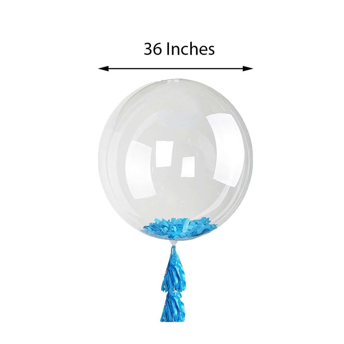 36 Giant Clear Fully Transparent PVC Helium or Air Bubble Balloon