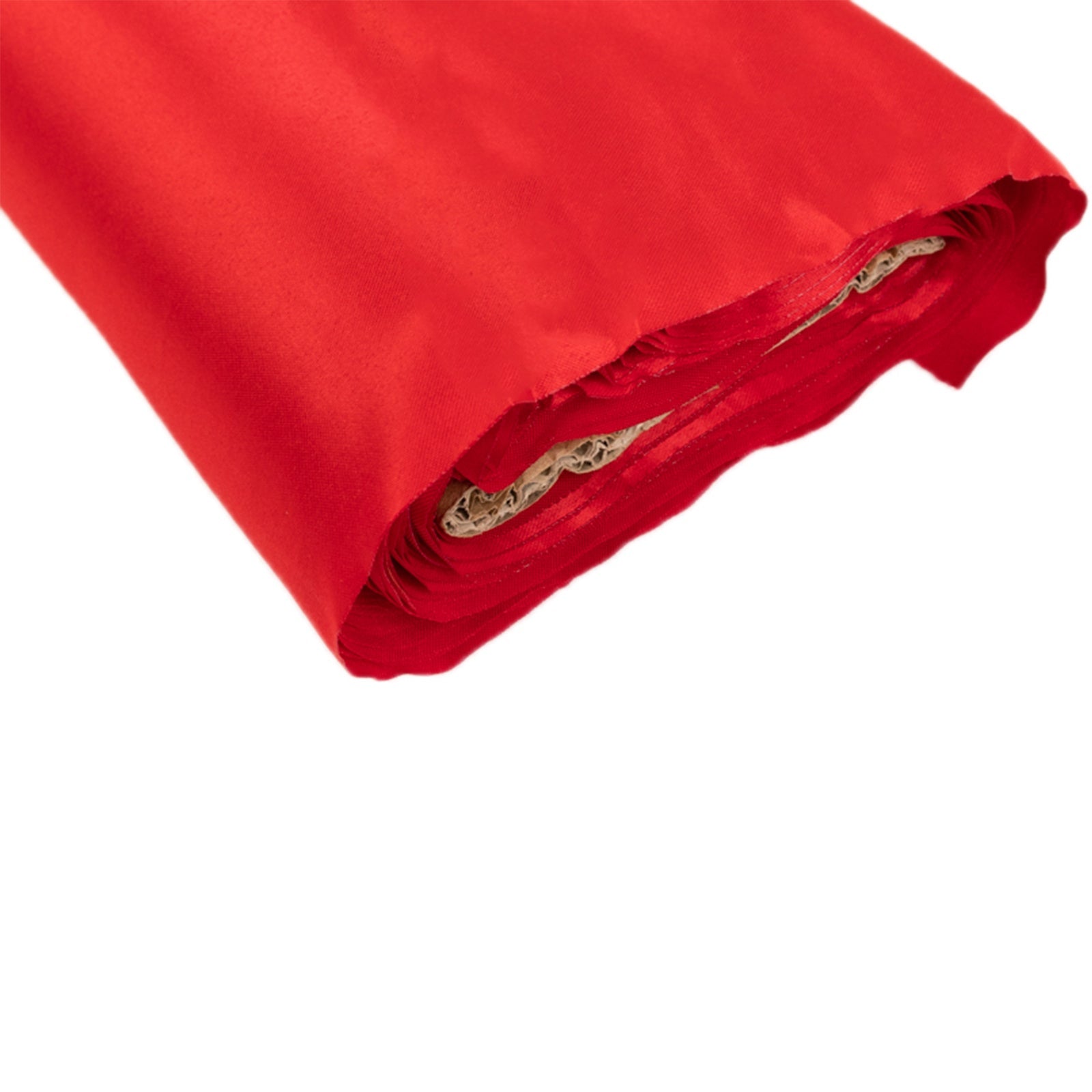 54x10 Yards Red Lamour Satin Fabric Bolt, Heavy Matte Satin Fabric By The Yard