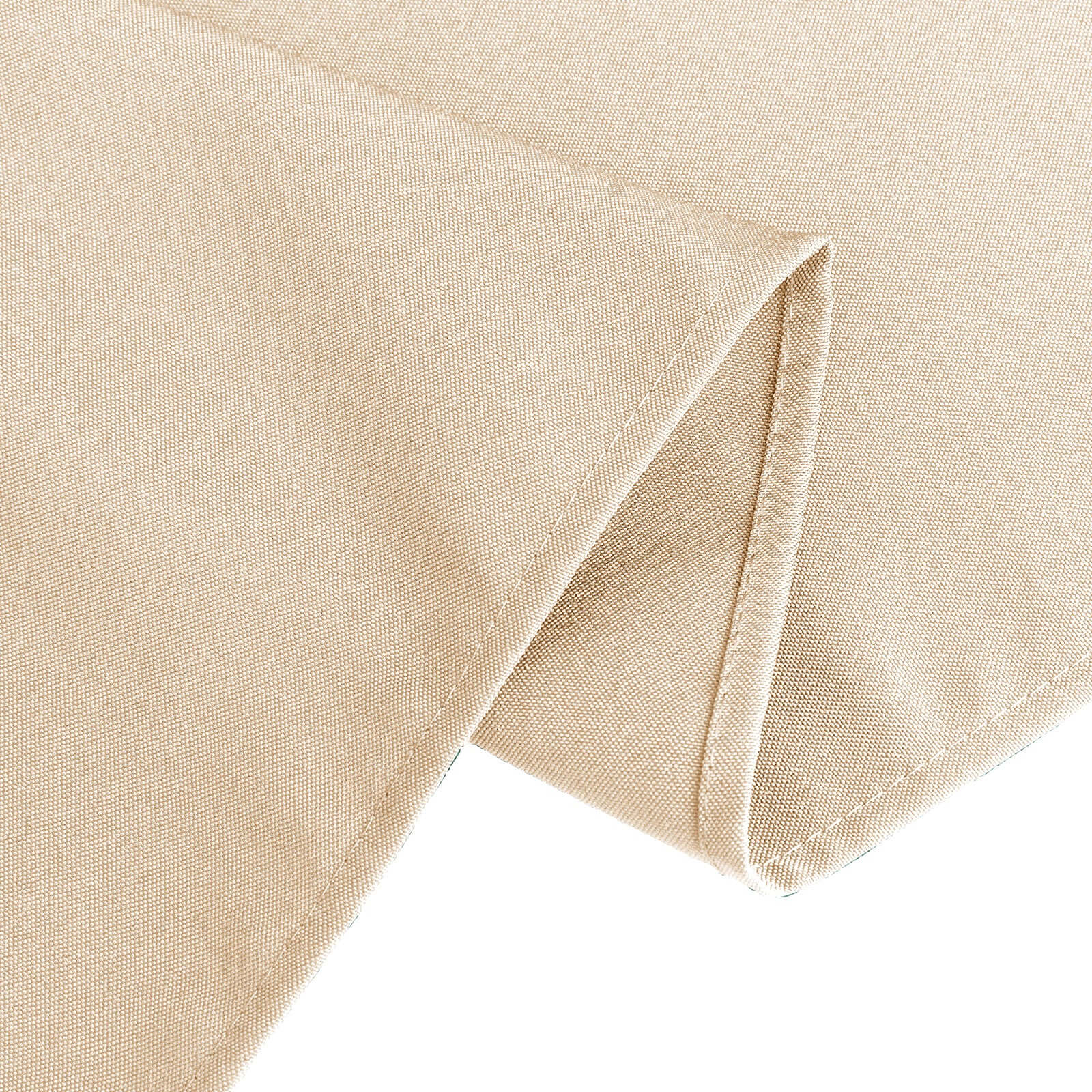 Premium Polyester 60x126 Rectangle Tablecloth Beige - Stain-Resistant 220GSM Finish Table Cover