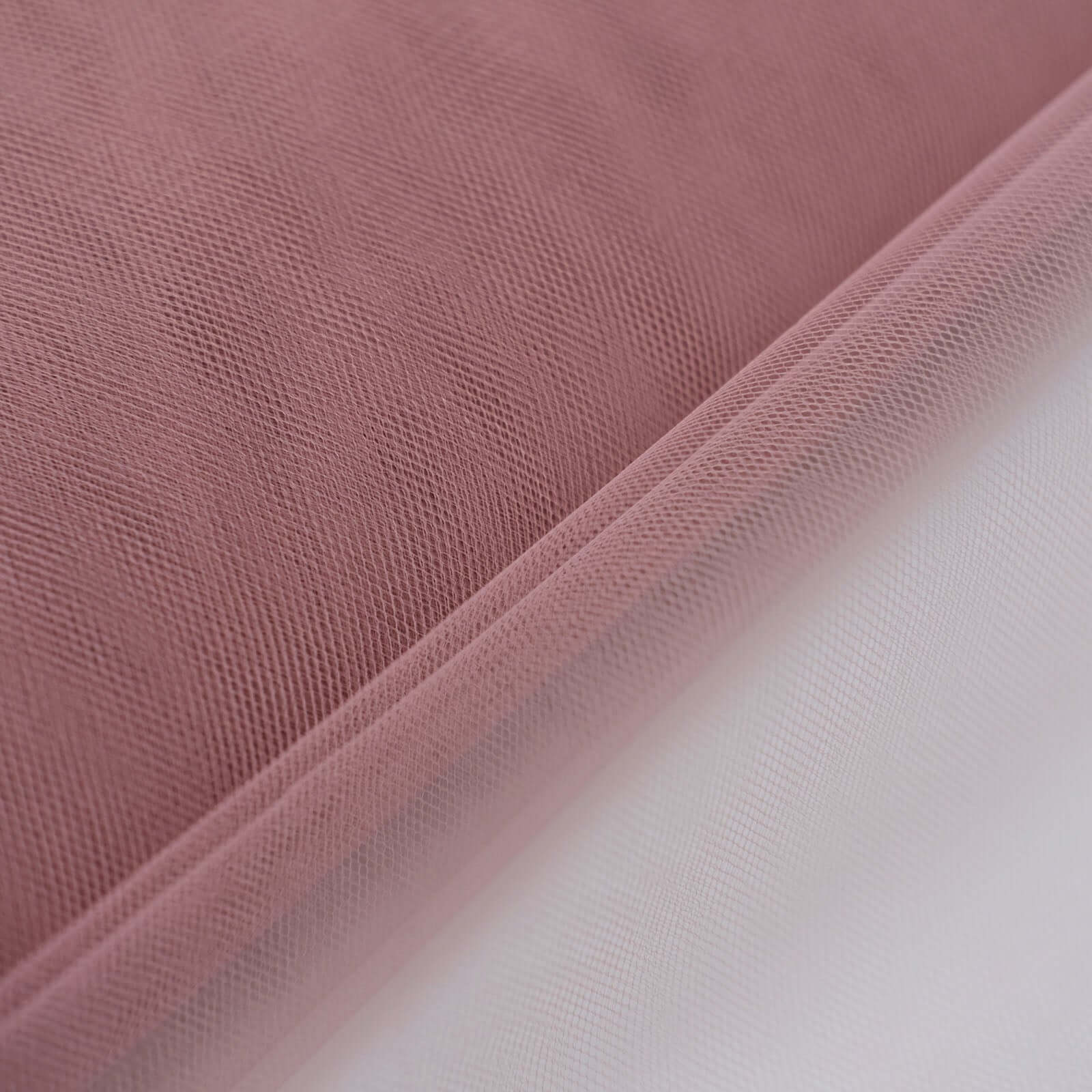 54x40 Yards Dusty Rose Tulle Fabric Bolt, DIY Crafts Sheer Fabric Roll