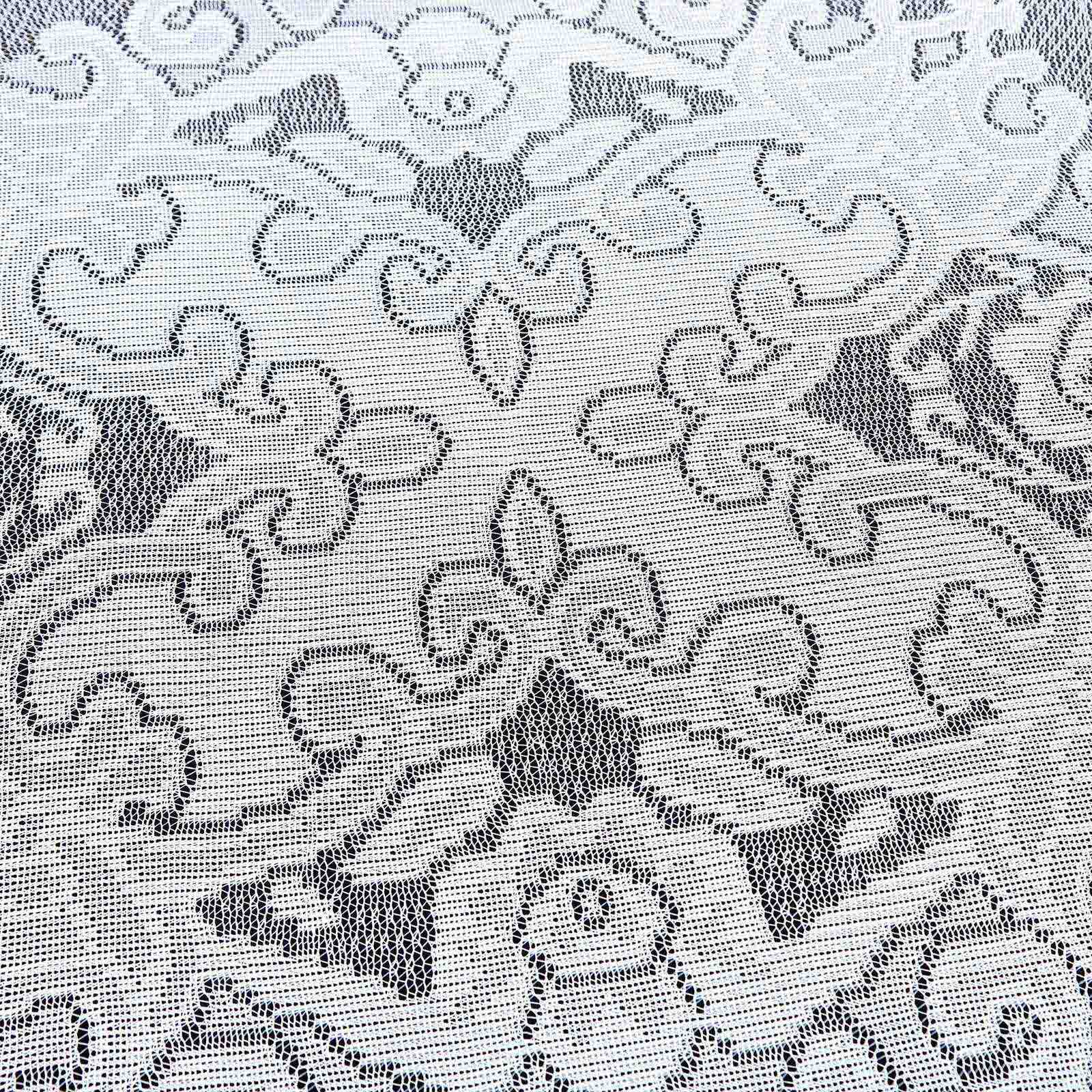 Lace 120 Round Tablecloth White - Seamless Premium Design for Upscale Celebrations