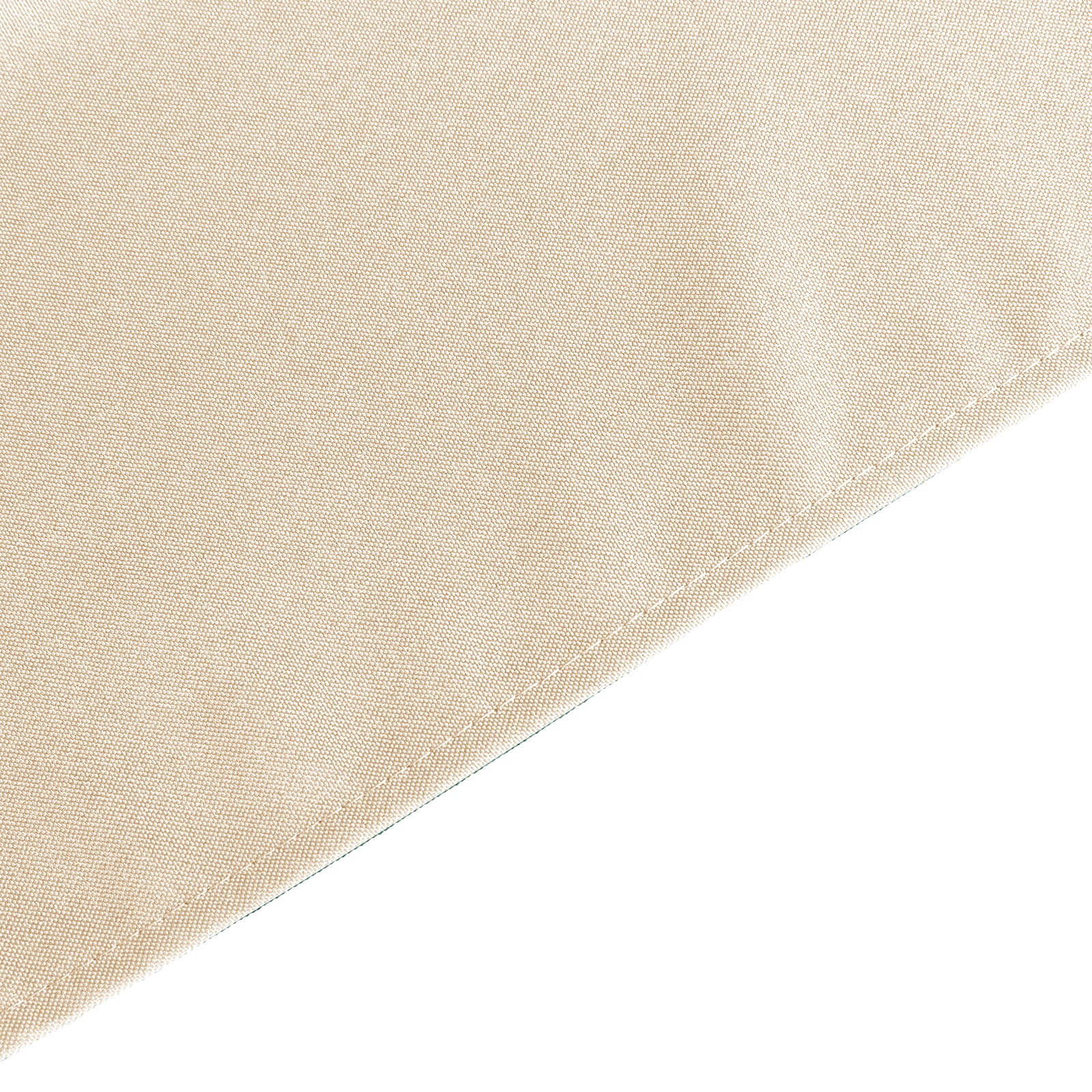 Premium Polyester 60x126 Rectangle Tablecloth Beige - Stain-Resistant 220GSM Finish Table Cover