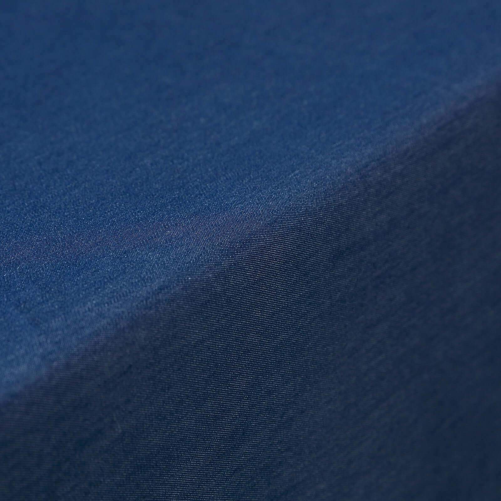 Polyester 85x85 Table Overlay Dark Blue - Faux Denim Table Topper