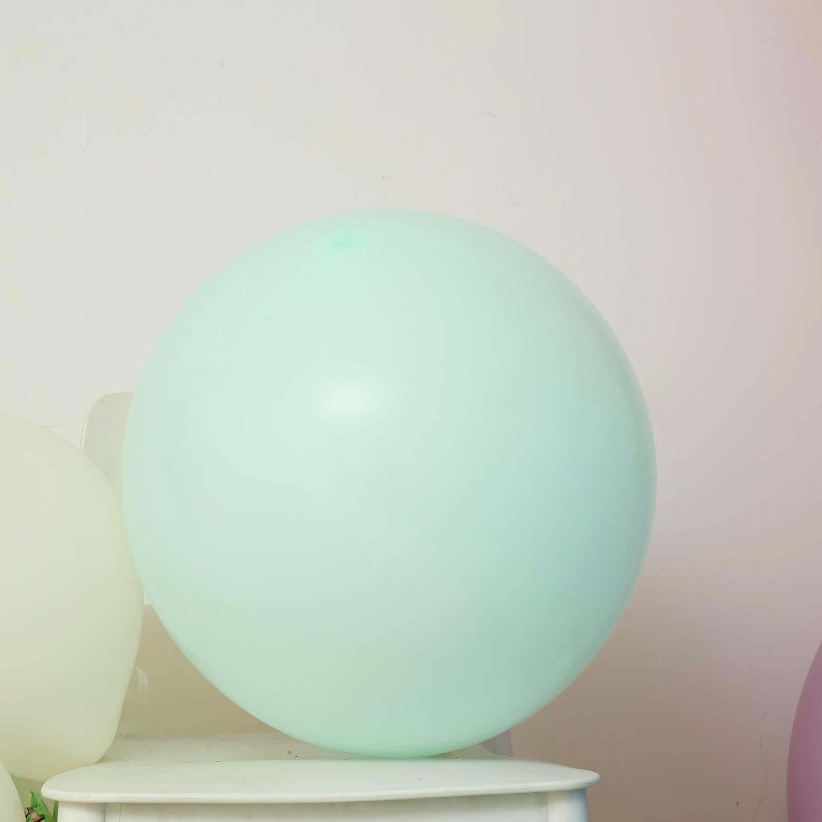 10 Pack 18 Matte Pastel Seafoam Helium or Air Latex Party Balloons