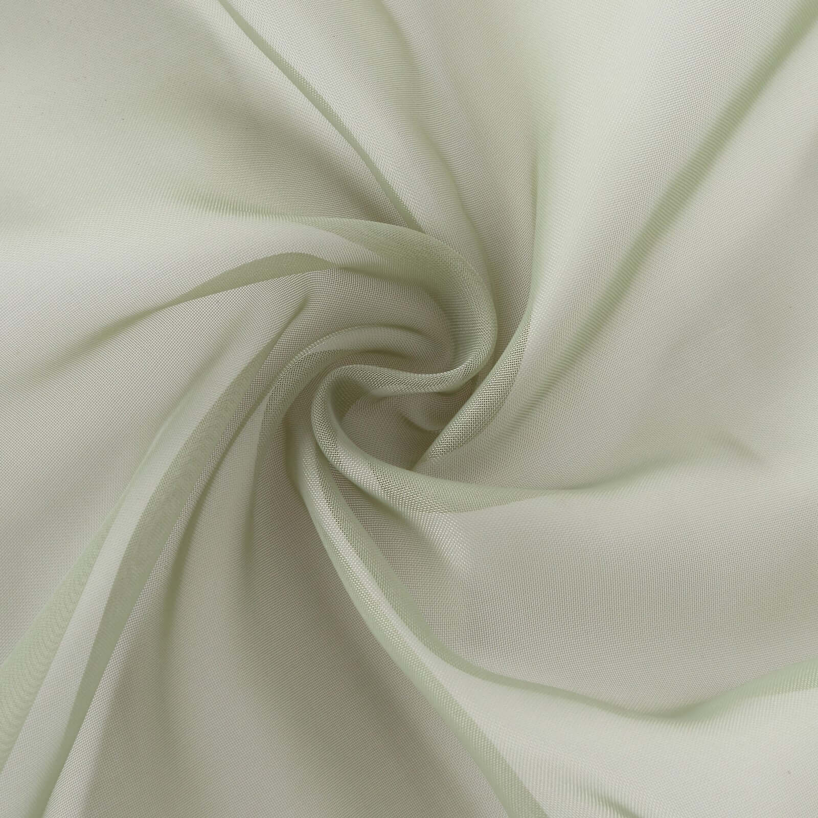 Premium Chiffon 6ft Table Runner Dusty Sage Green - Flowy & Lightweight Table Decor