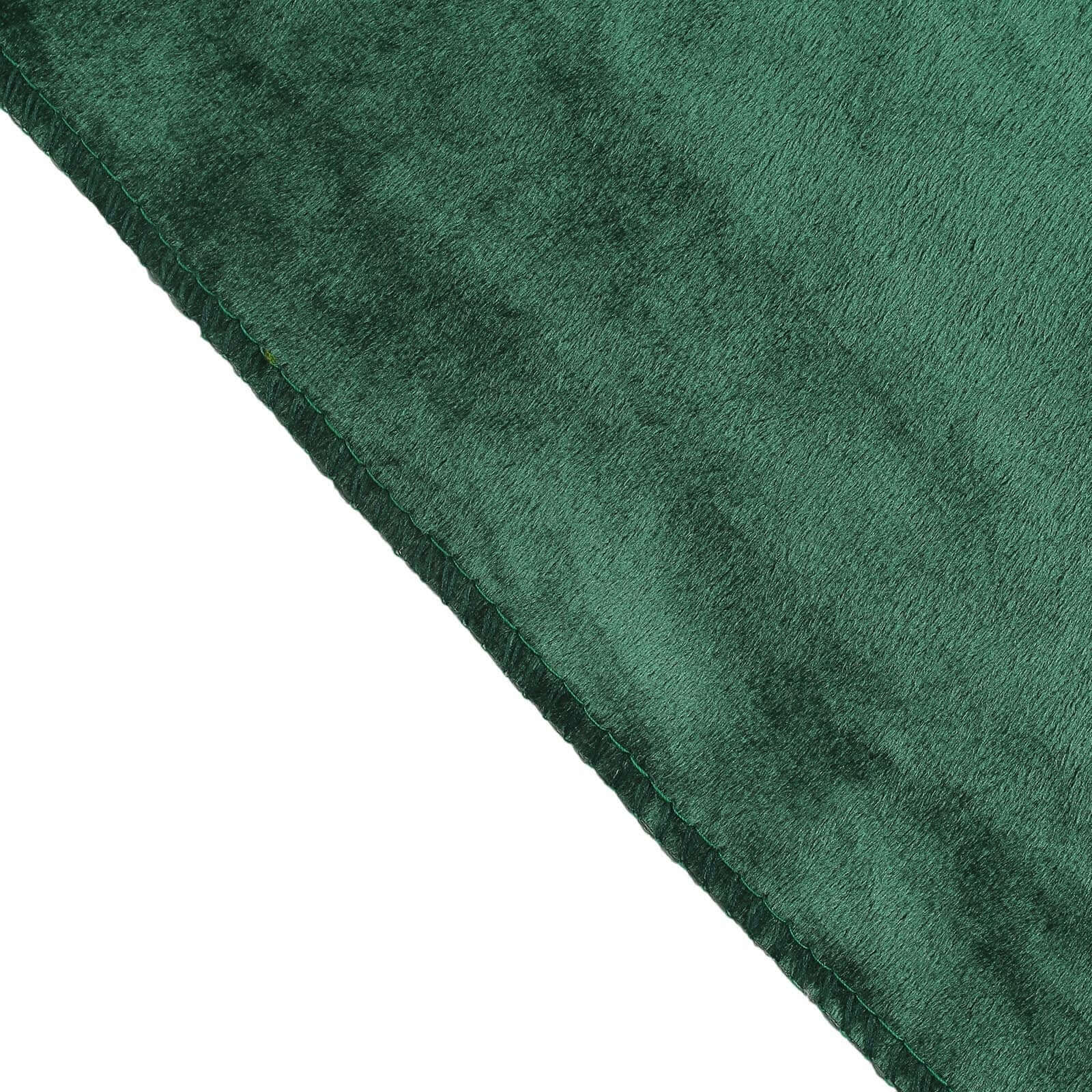 Premium Velvet 60x102 Rectangle Tablecloth Hunter Emerald Green - Reusable & Soft Table Cover