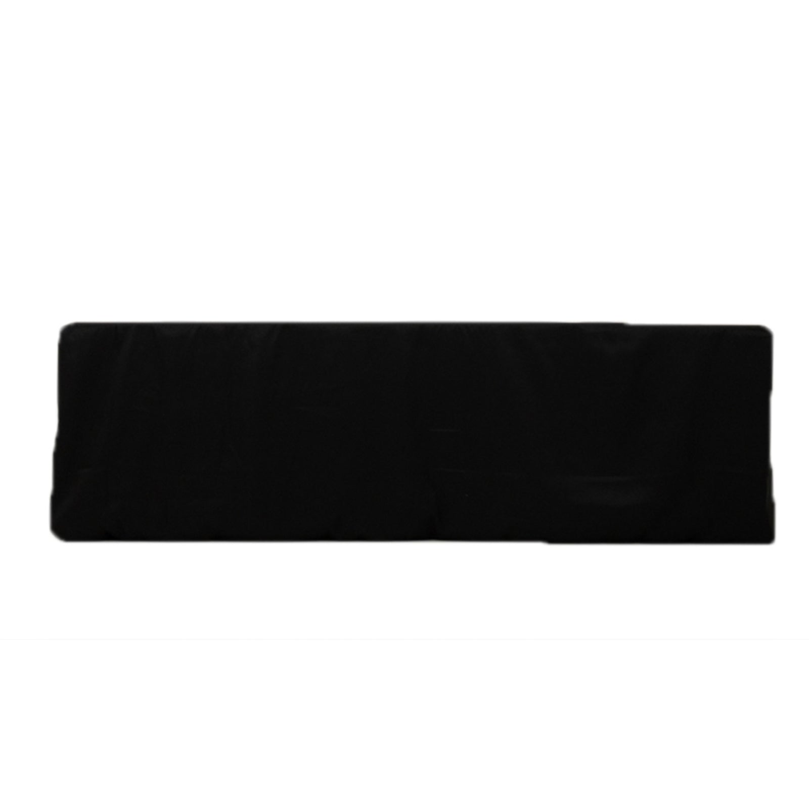 Fitted Polyester 96x24x30 Rectangle Tablecloth Black - Secure Fit for Unique Table Sizes