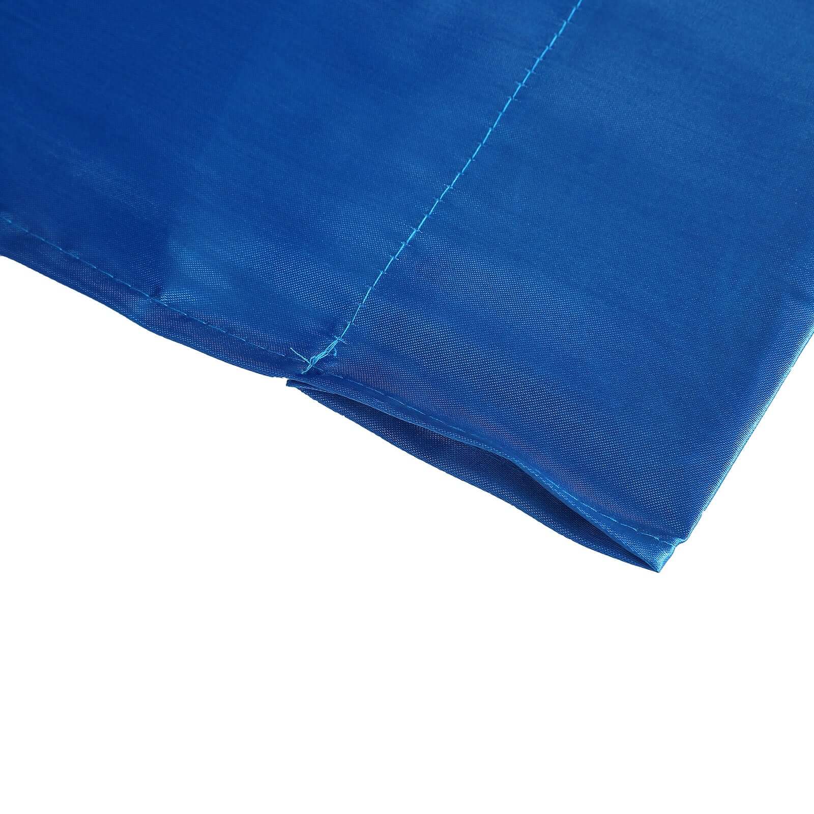 8ftx10ft Royal Blue Satin Event Curtain Drapes, Backdrop Event Panel