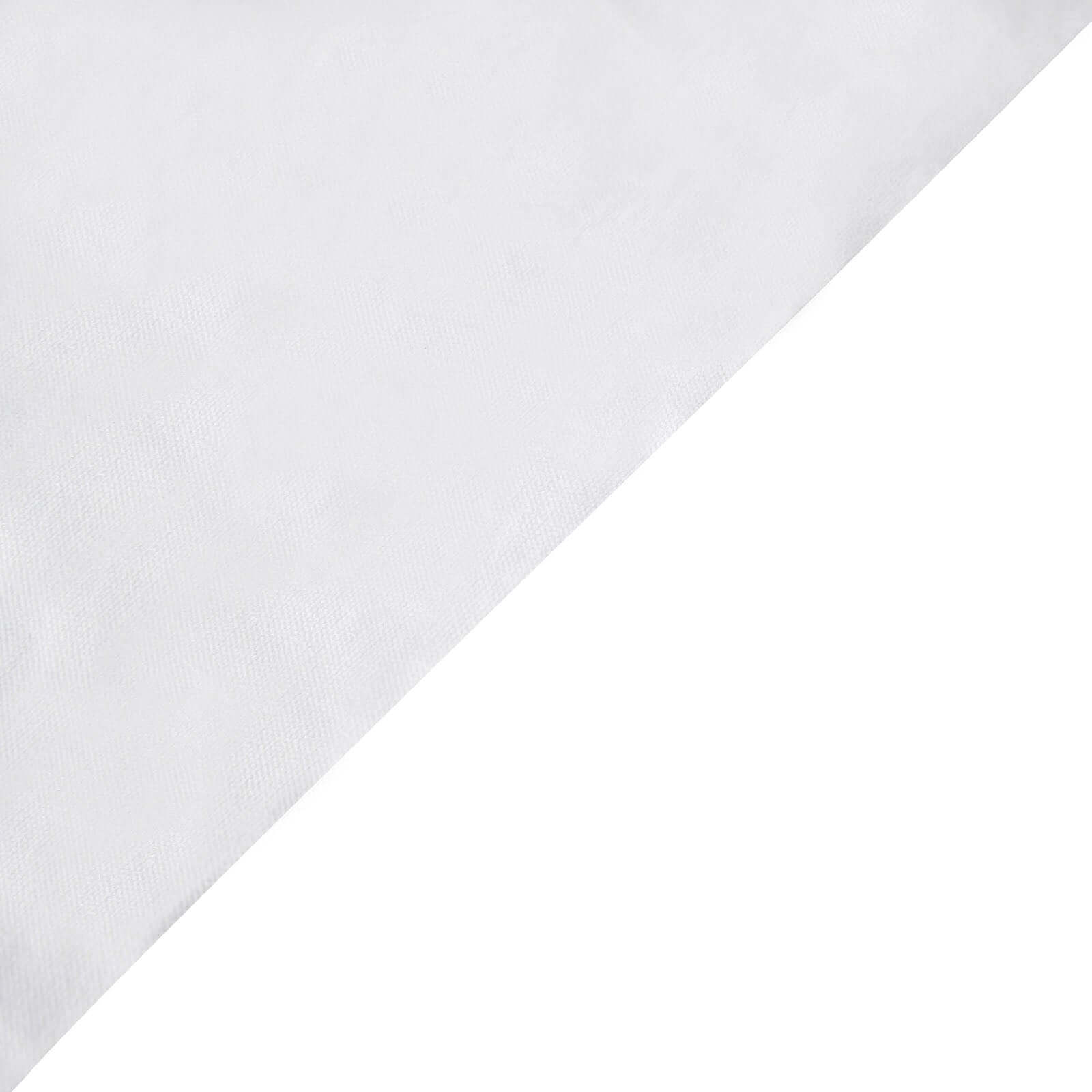 Paper Linen-Like Airlaid Tablecloth Rectangle White - Convenient Disposable Table Cover 50x108