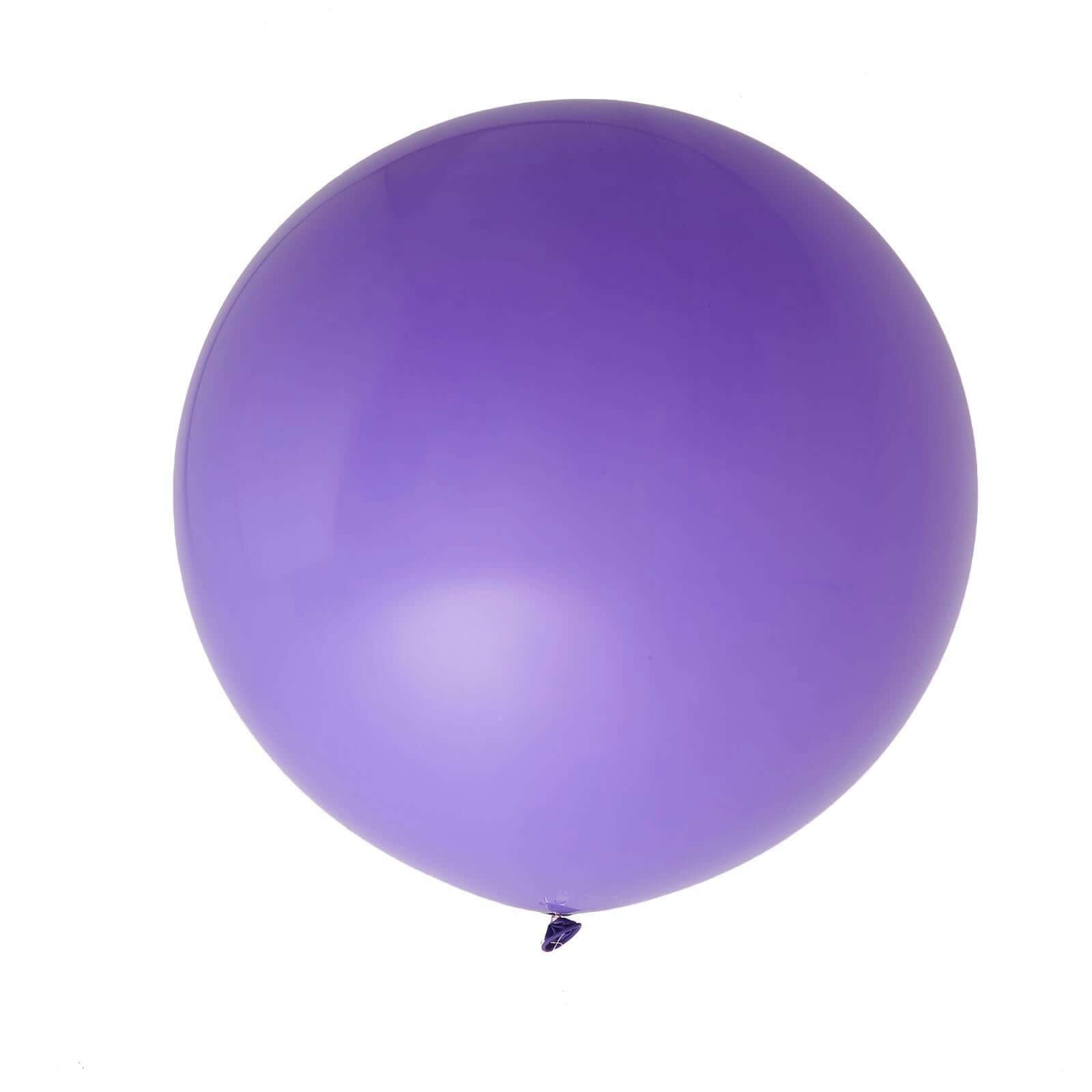 2 Pack 32 Large Matte Purple Helium or Air Premium Latex Balloons