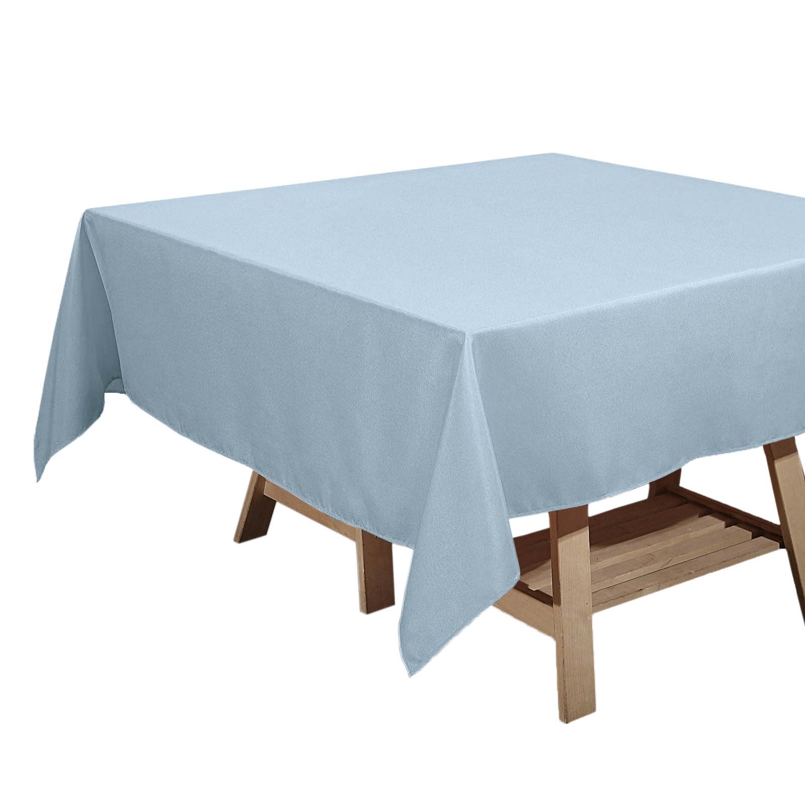 Polyester Square 70x70 Tablecloth Dusty Blue - Wrinkle-Resistant & Durable Table Cover