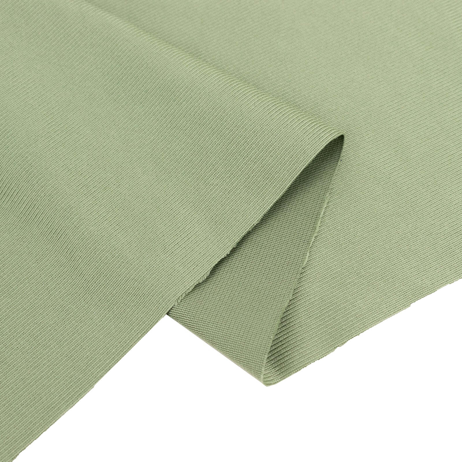 Premium Dusty Sage Green Scuba Polyester Fabric Roll, Wrinkle Free DIY Craft Fabric Bolt- 60x10 Yards