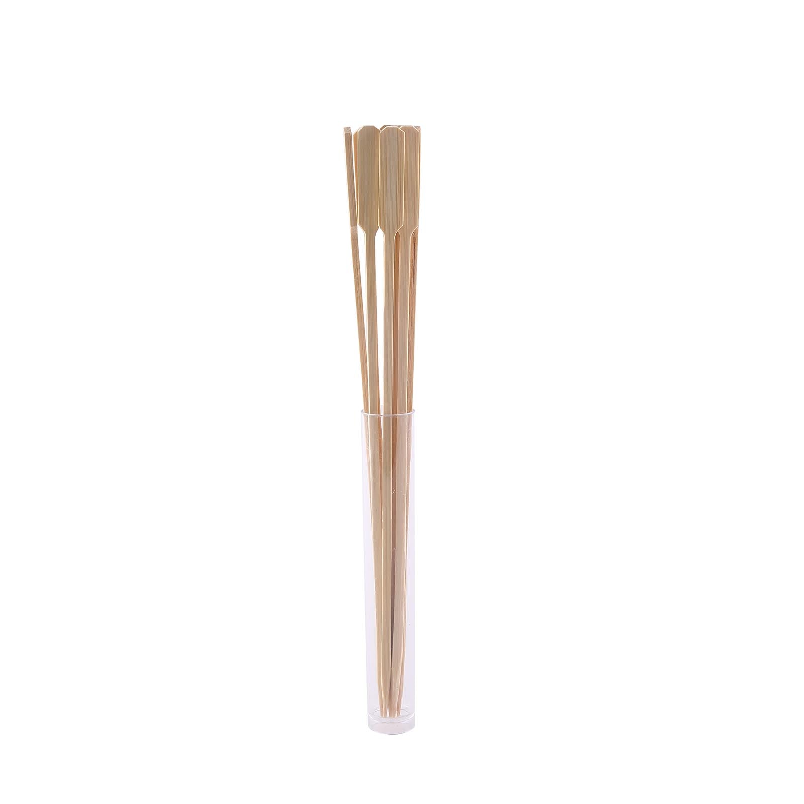 100-Pack Bamboo Cocktail Sticks Paddle Decorative Top Design - Eco Friendly Party Picks 10