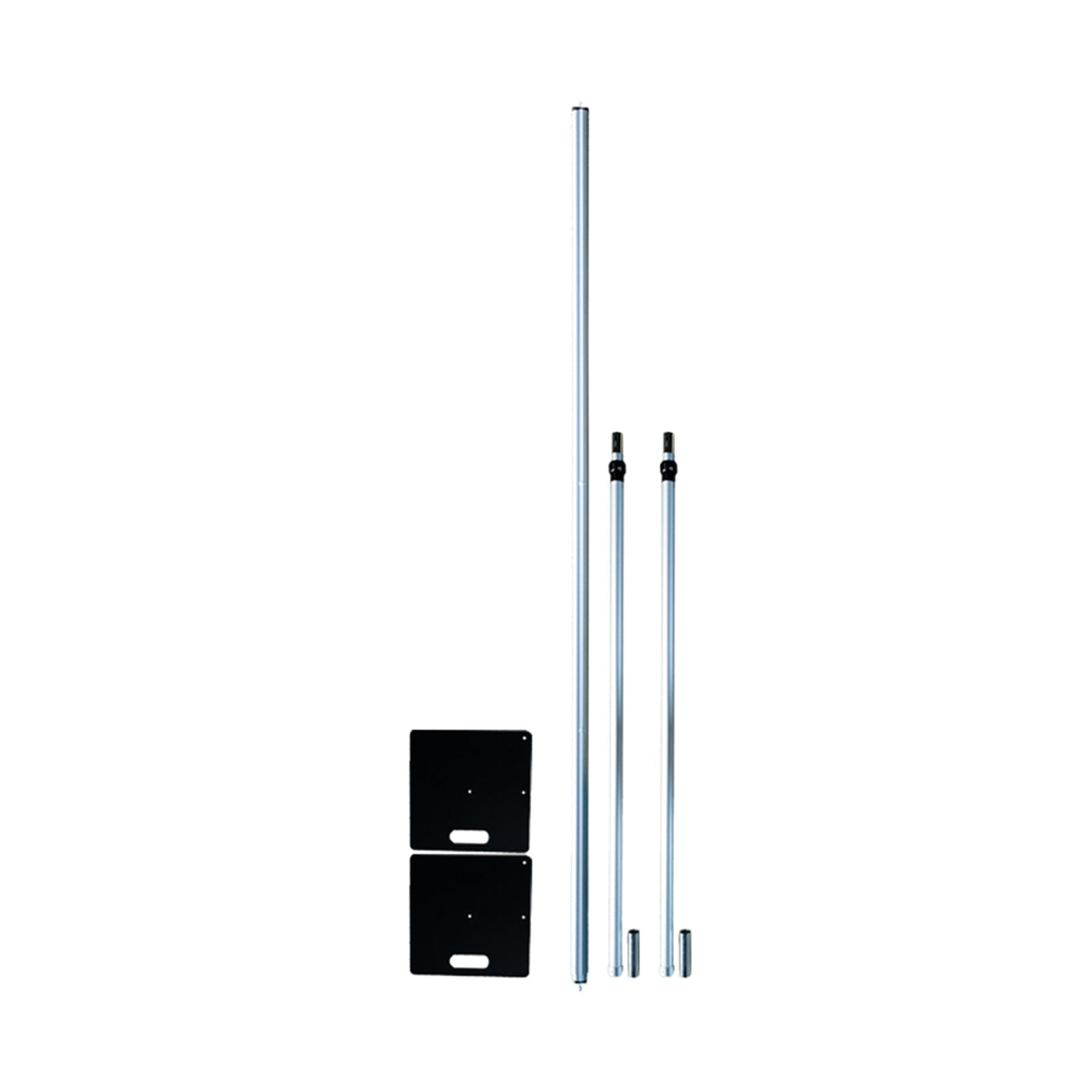 12ft Aluminum Adjustable Backdrop Stand with Heavy Steel Base Plate, Commercial Grade DIY Pipe and Drape Photography Background Frame