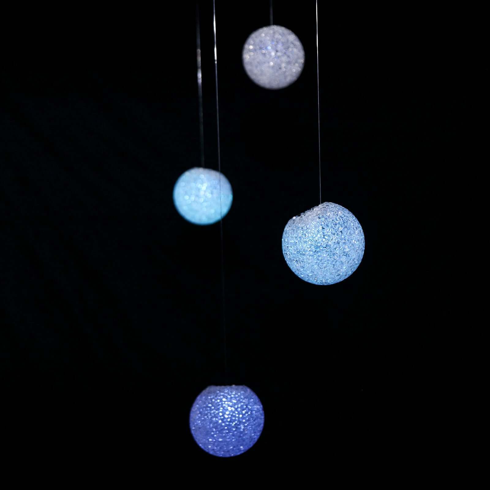 4-Pack LED Mini Light Globes Color Changing - Battery Operated Ball Centerpiece Fillers 3