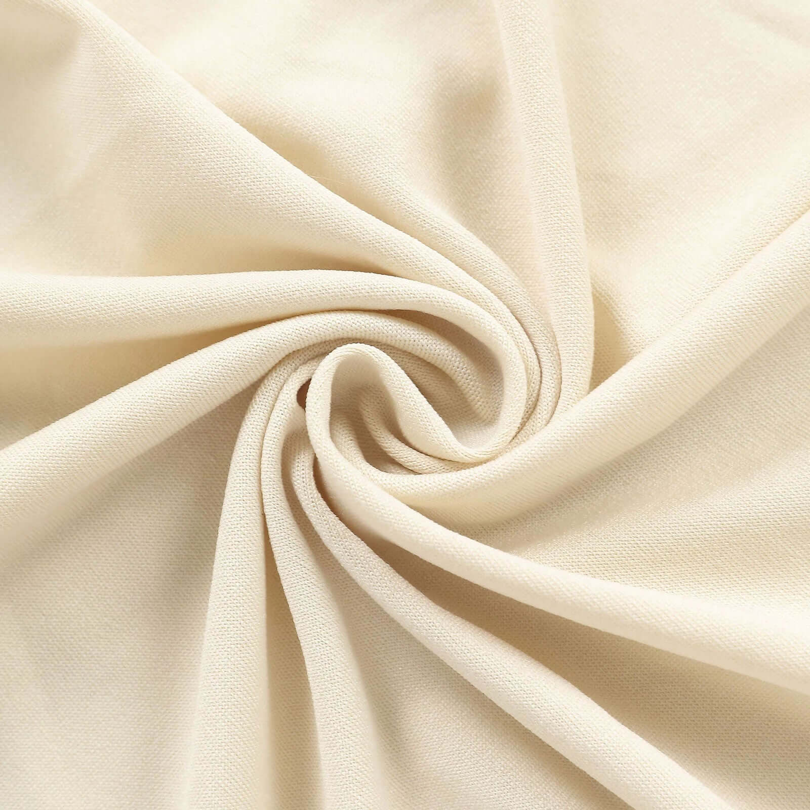 8ft Beige Spandex Fitted Wedding Arch Cover For Half Moon Top Chiara Backdrop Stand