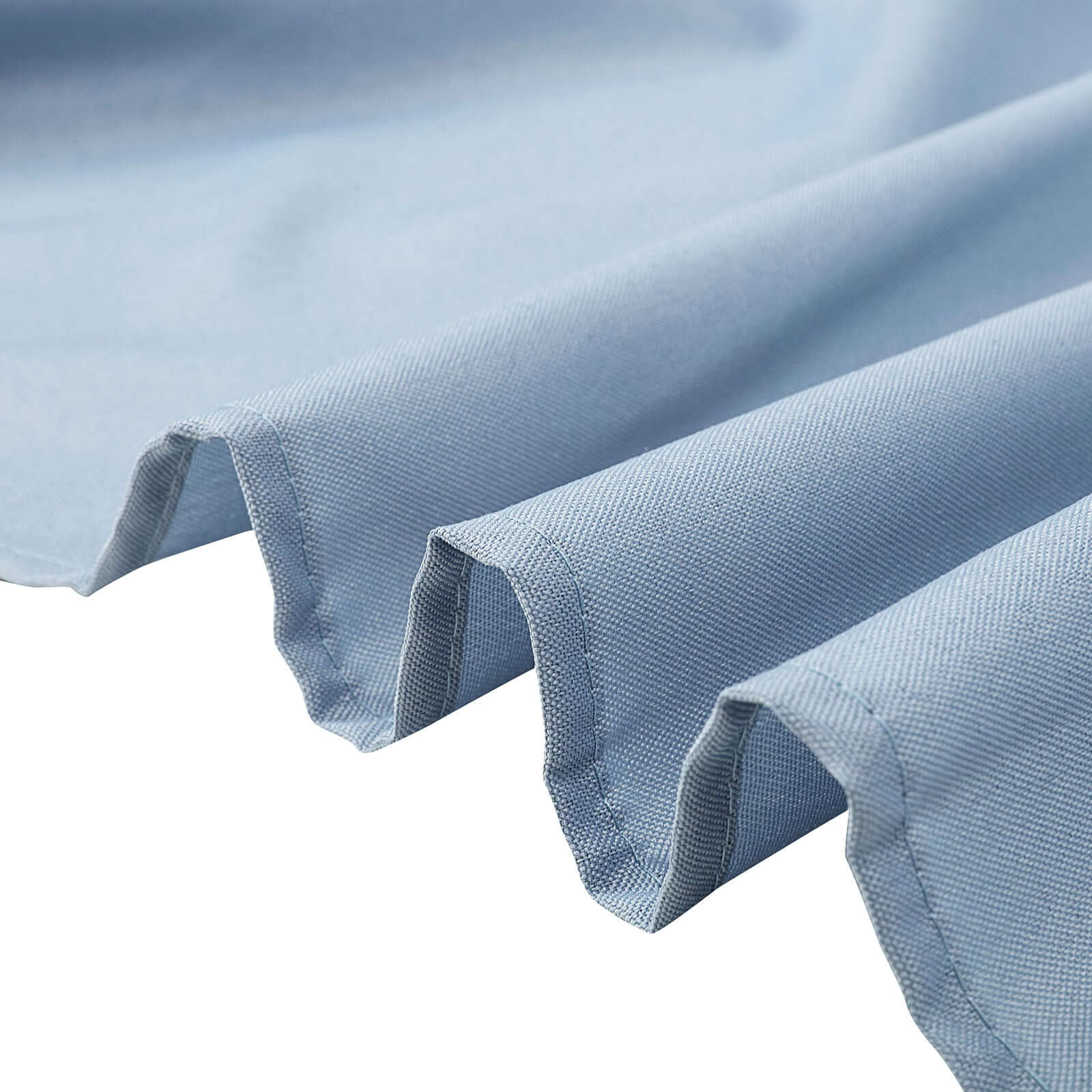 Polyester 90x132 Rectangle Tablecloth Dusty Blue - Seamless Wrinkle-Resistant Table Cover