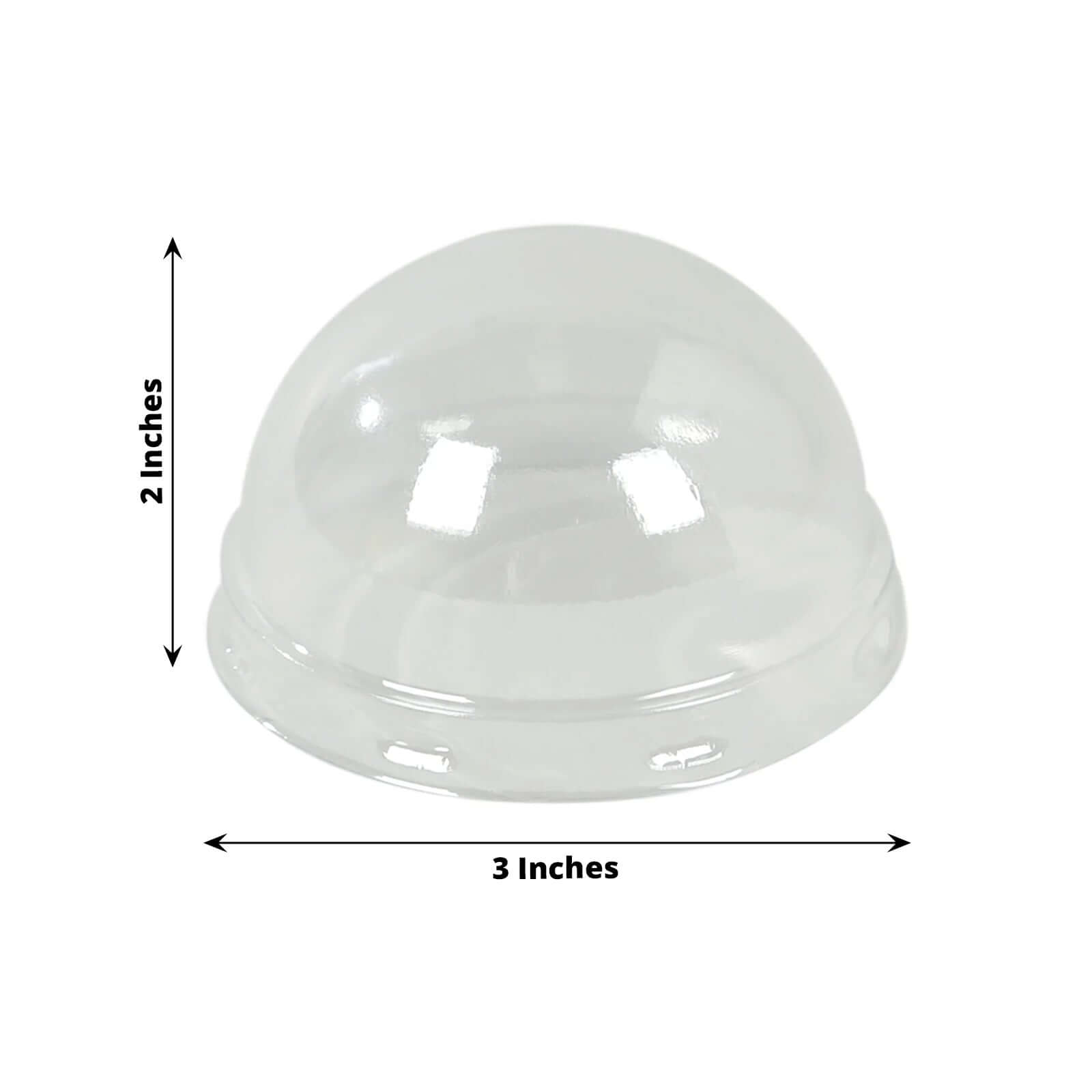 50-Pack Plastic Dome Lids For Cupcake Liners Clear - Food Safe Disposable Baking Cake Cup Lids for Dessert Buffets Bakery Displays & Party Favors 3