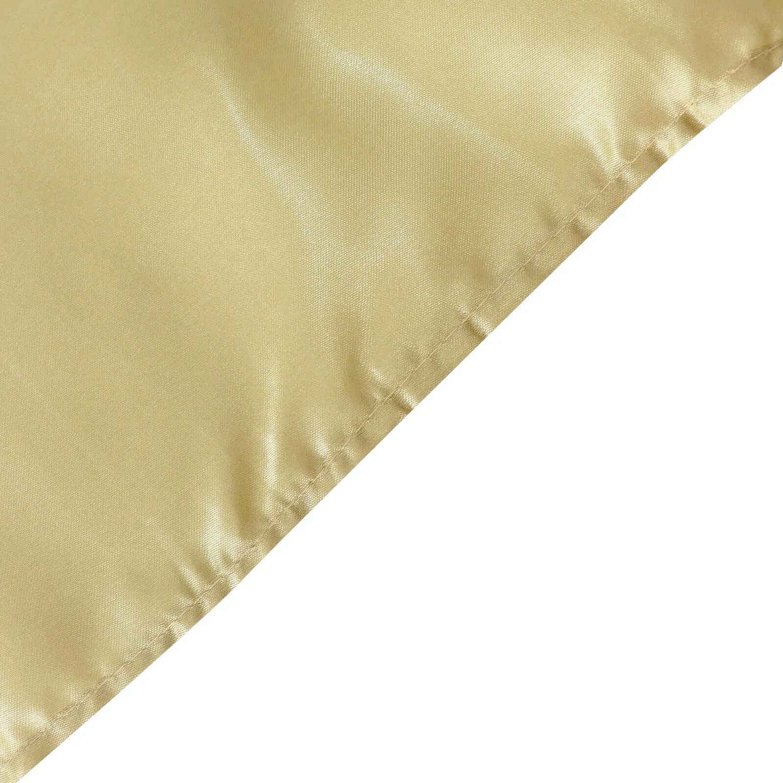 Satin Rectangular 60x126 Tablecloth Champagne - Smooth and Lustrous Table Cover