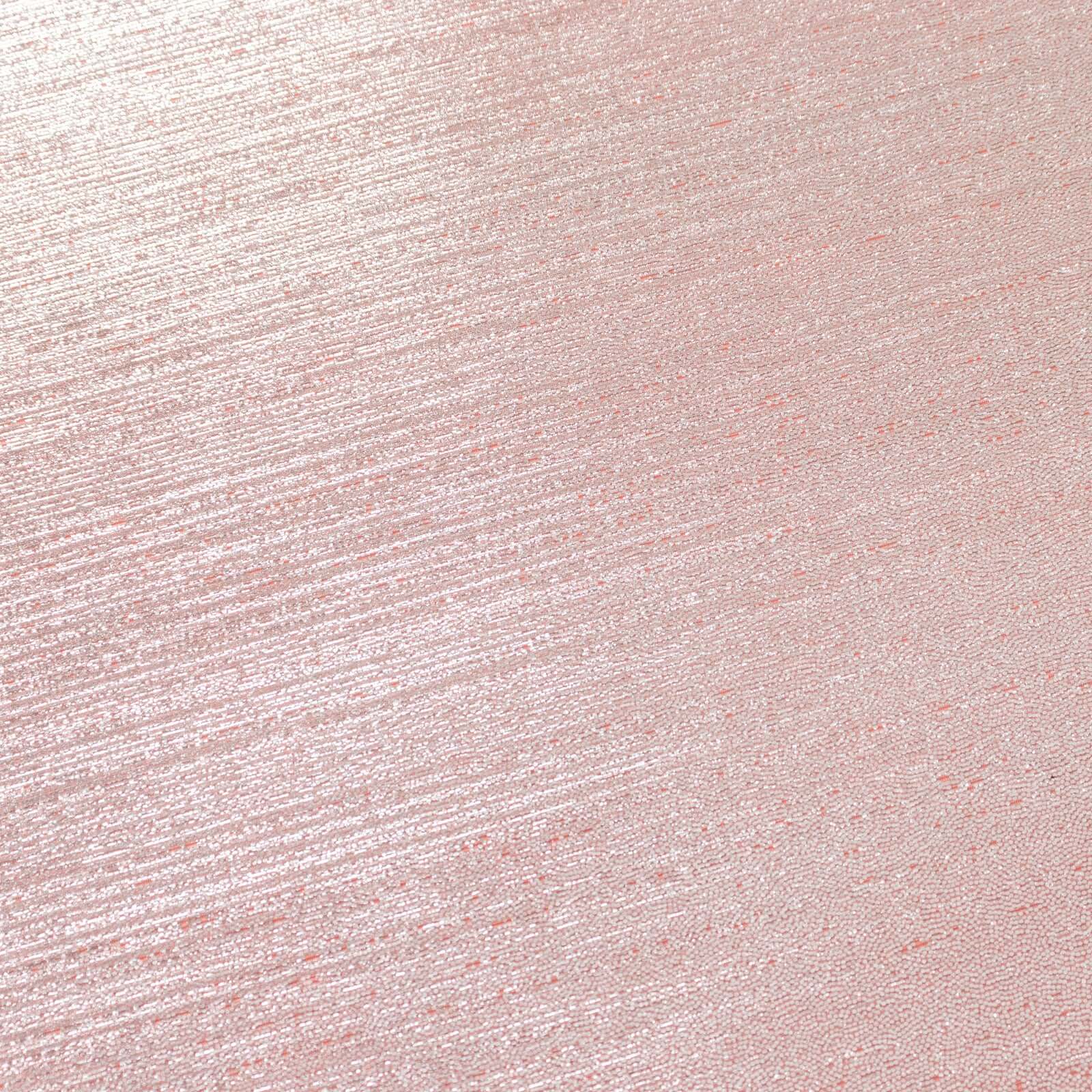 Sequin Dots Polyester 60x126 Rectangle Tablecloth Shimmering Rose Gold - Wrinkle Free & Sparkling Table Cover
